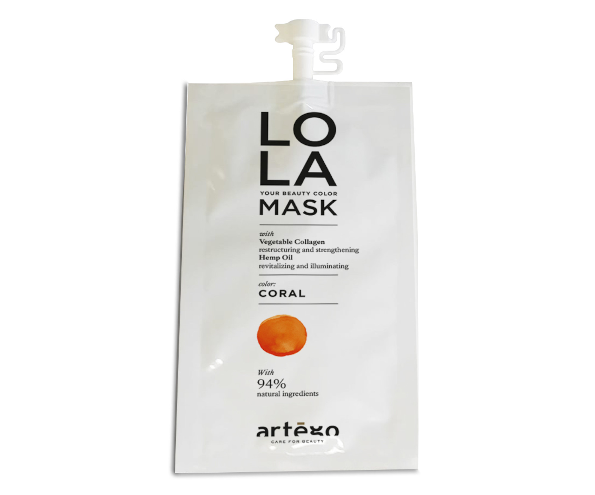 Tónující maska na vlasy Artégo LoLa Coral - 20 ml (0165210)