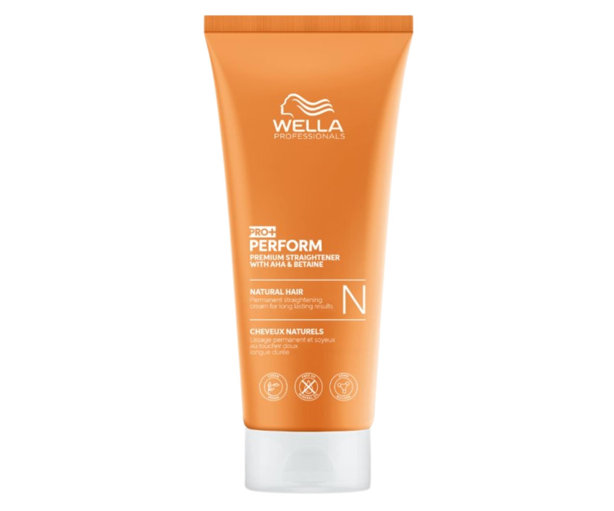 Krém pro permanentní narovnání přirozeně kudrnatých nepoddajných vlasů Wella Professionals Pro+ Perform N - 200 ml (99350188281) + dárek zdarma