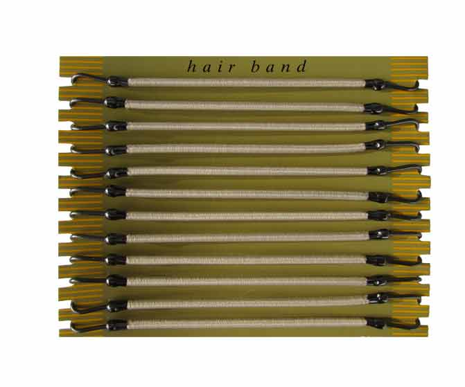 Gumička do vlasů s háčkem Duko 8013 - blond, 12 ks + dárek zdarma