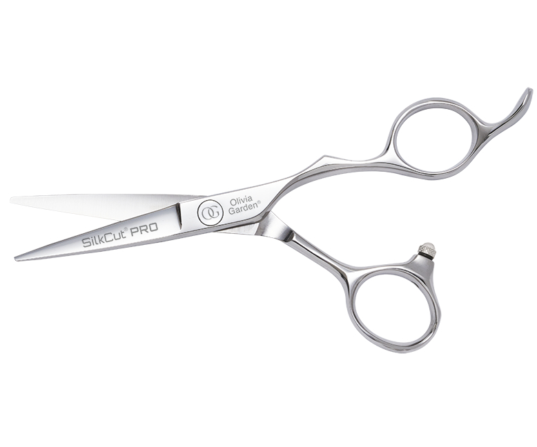 Kadeřnické nůžky Olivia Garden SilkCut® Pro Shear 5" - stříbrné (SI-PRO5.00) + DÁREK ZDARMA