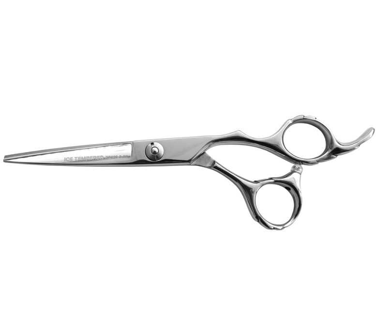 Kadeřnické nůžky na stříhaní Duko 5,5 - stříbrné (RS 909-55) + dárek zdarma