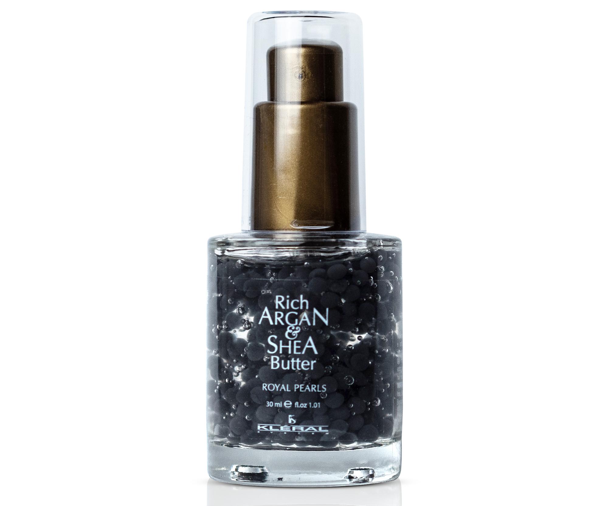 Bezoplachové sérum pro suché vlasy Kléral Rich Argan  a  Shea Butter - 30 ml (127) + dárek zdarma
