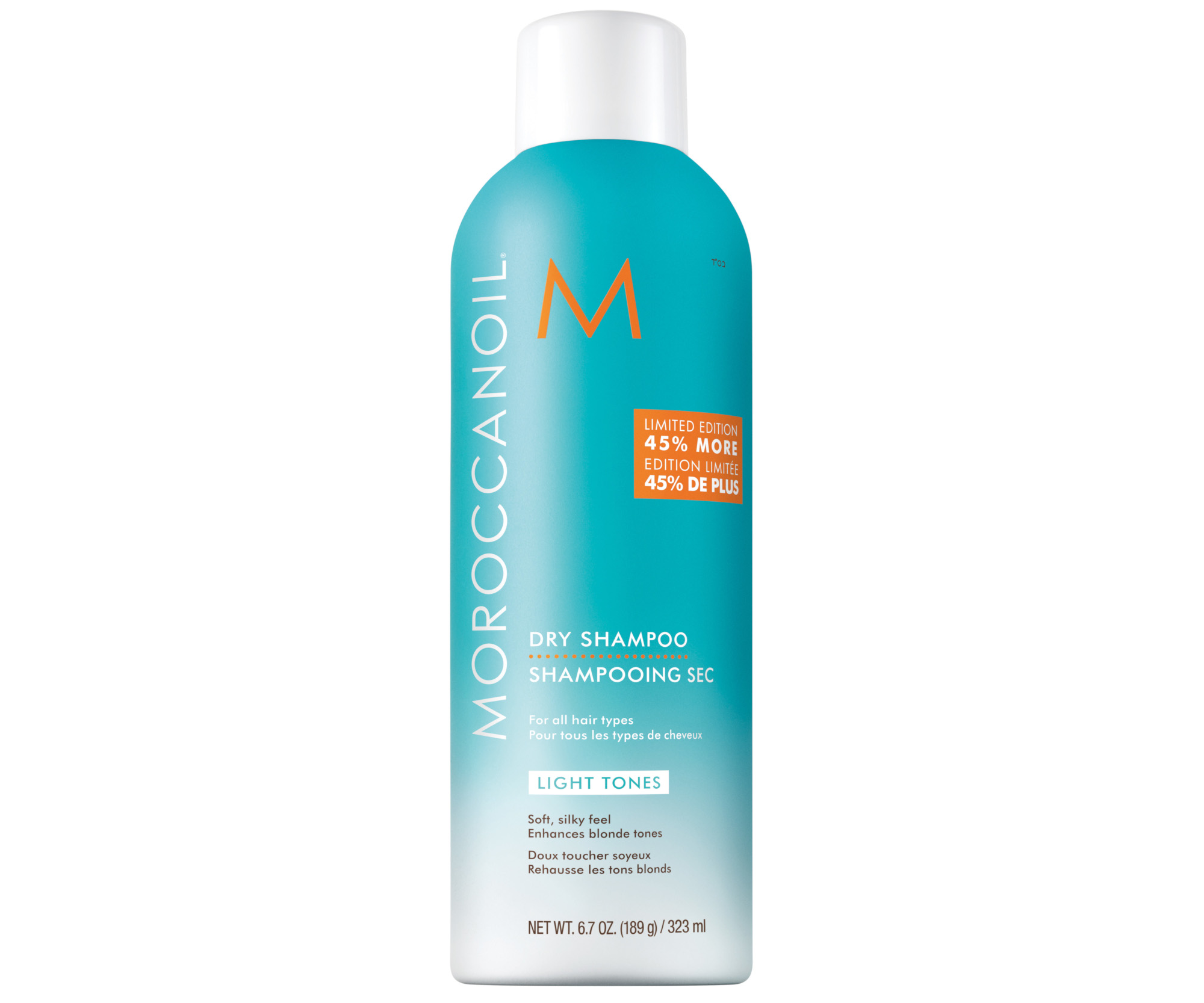 Suchý šampon pro světlé odstíny vlasů Moroccanoil Light Tones - 323 ml + dárek zdarma