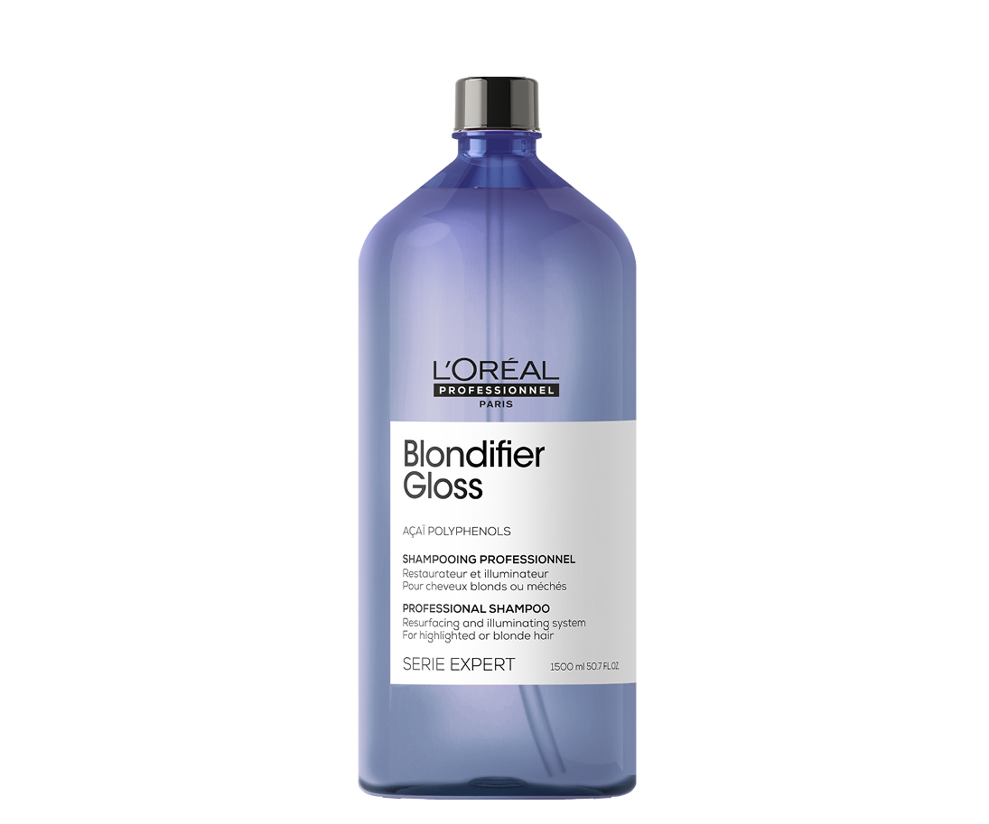Rozjasňující šampon pro blond vlasy Loréal Professionnel Serie Expert Blondifier Gloss - 1500 ml - L’Oréal Professionnel + dárek zdarma