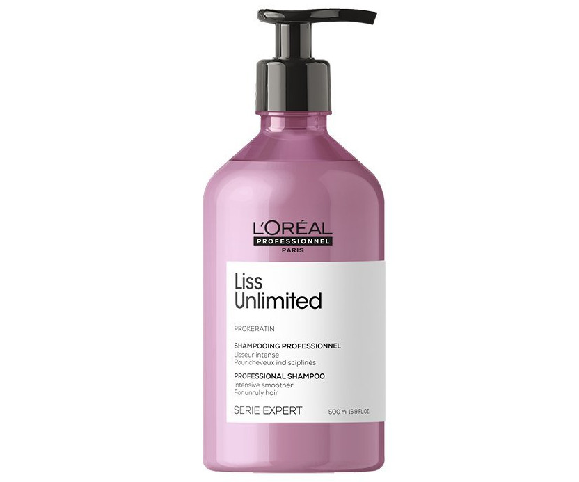 Uhlazující šampon pro nepoddajné vlasy Loréal Professionnel Serie Expert Liss Unlimited - 500 ml - L’Oréal Professionnel + DÁREK ZDARMA