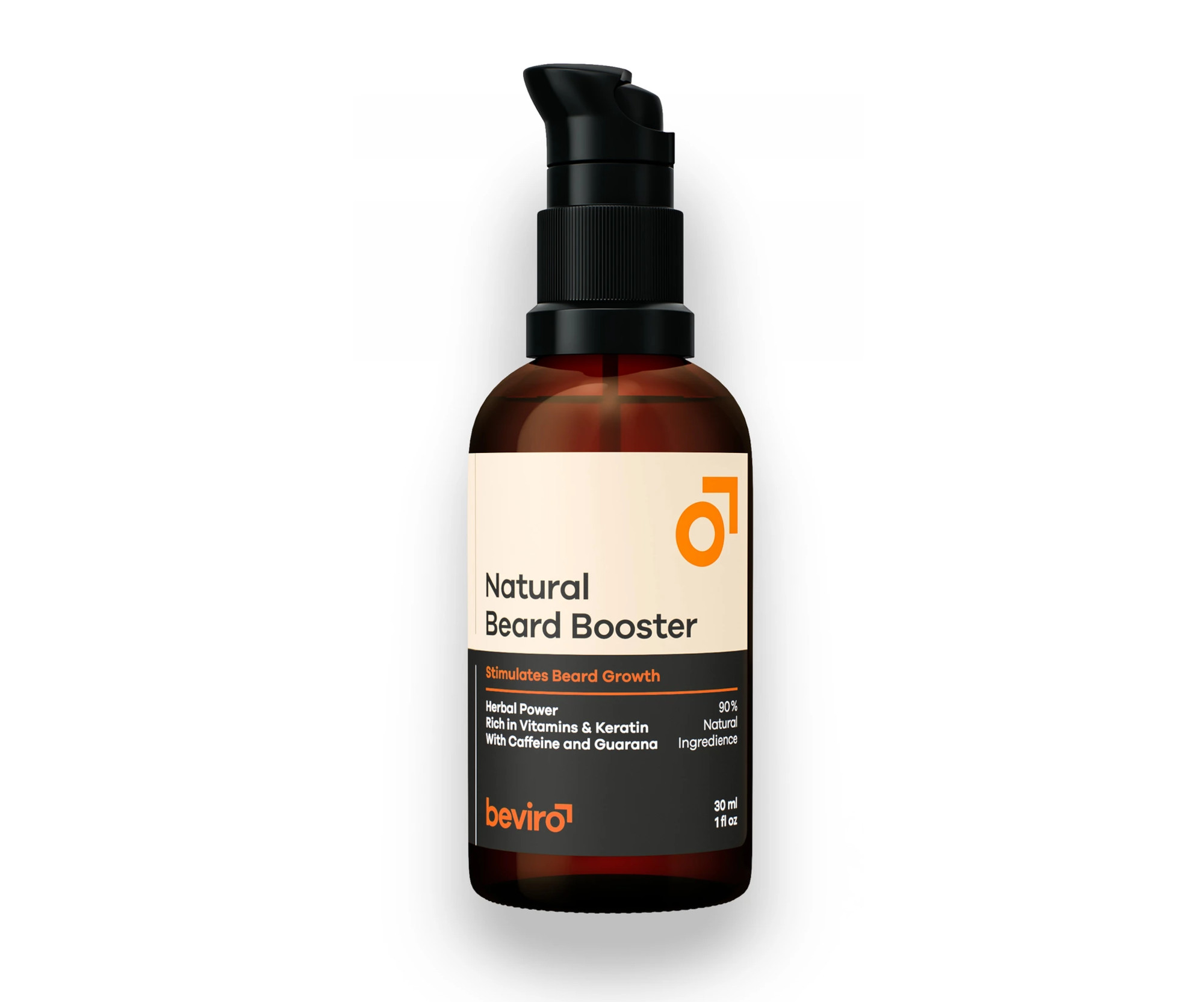 Přírodní sérum na růst vousů Beviro - 30 ml (BV115) + dárek zdarma