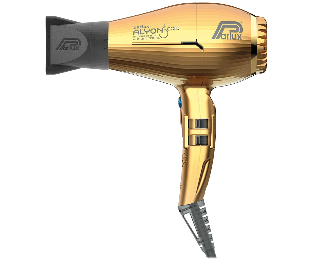Profesionální fén na vlasy Parlux Alyon Air Ionizer Tech - 2250 W, zlatý (P ALY-C/12) + DÁREK ZDARMA