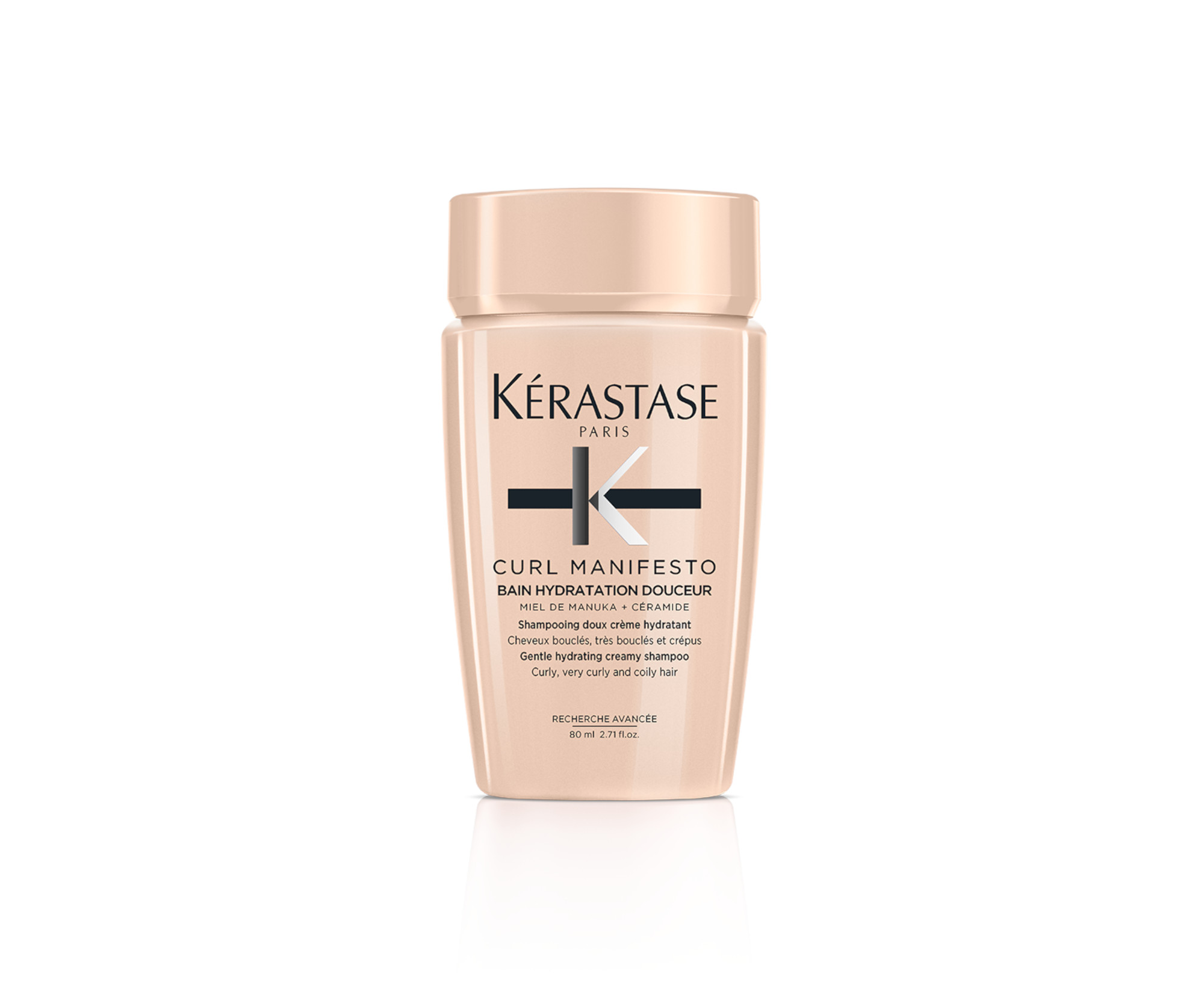 Hydratační krémový šampon Kérastase Curl Manifesto - 80 ml + dárek zdarma