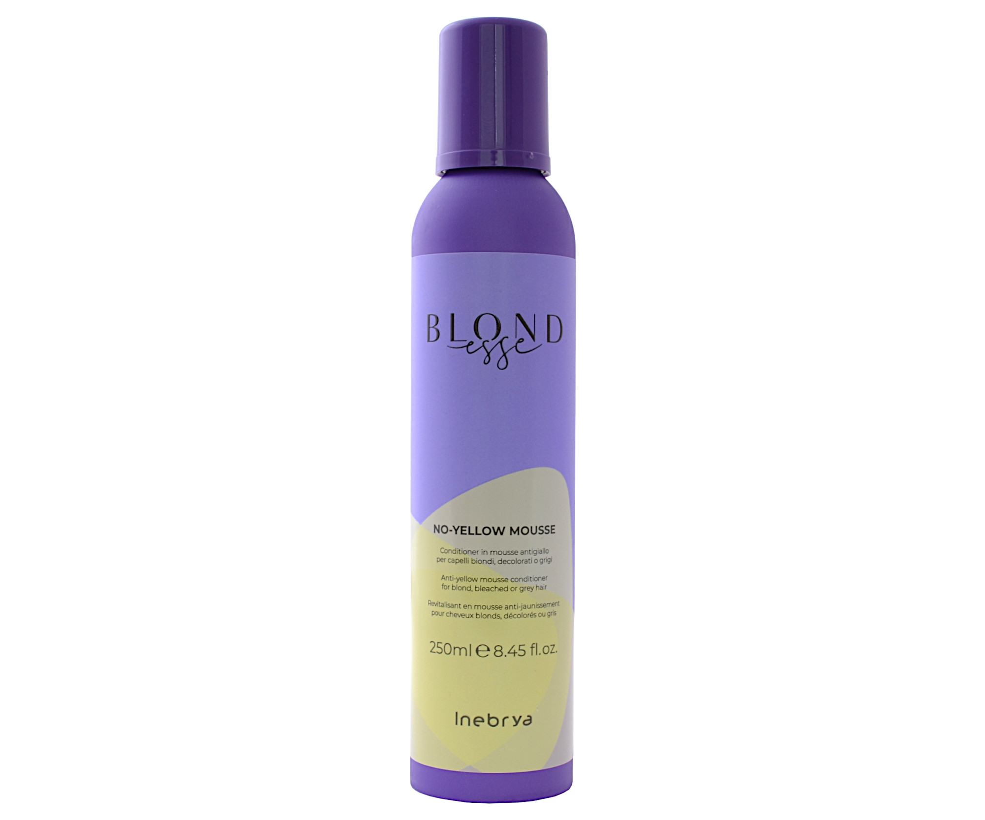 Pěnový kondicionér proti žlutým odleskům Inebrya Blondesse No-Yellow Mousse - 250 ml (771026222) + dárek zdarma