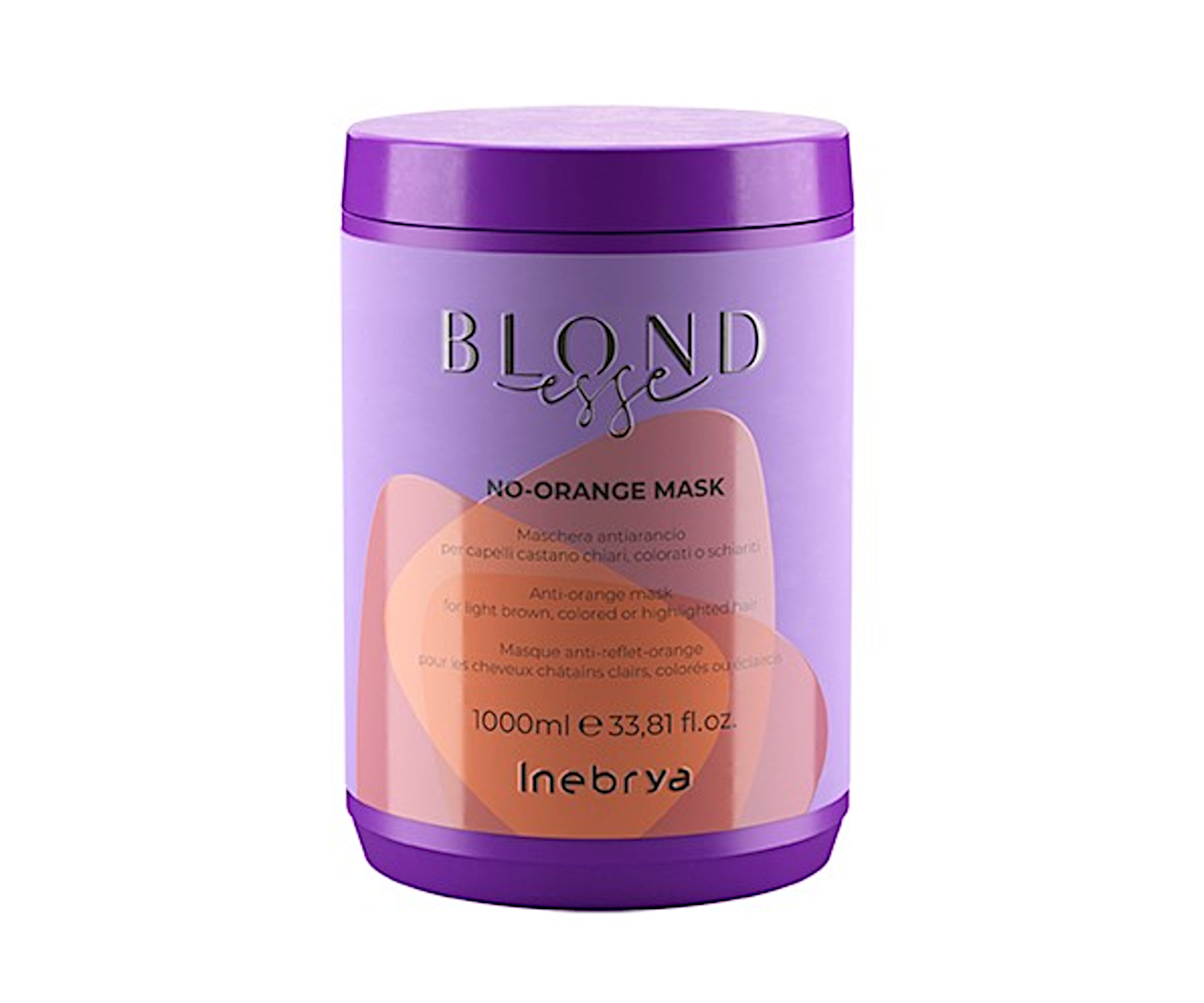 Maska proti oranžovým odleskům Inebrya Blondesse No-Orange Mask - 1000 ml (771026241) + dárek zdarma