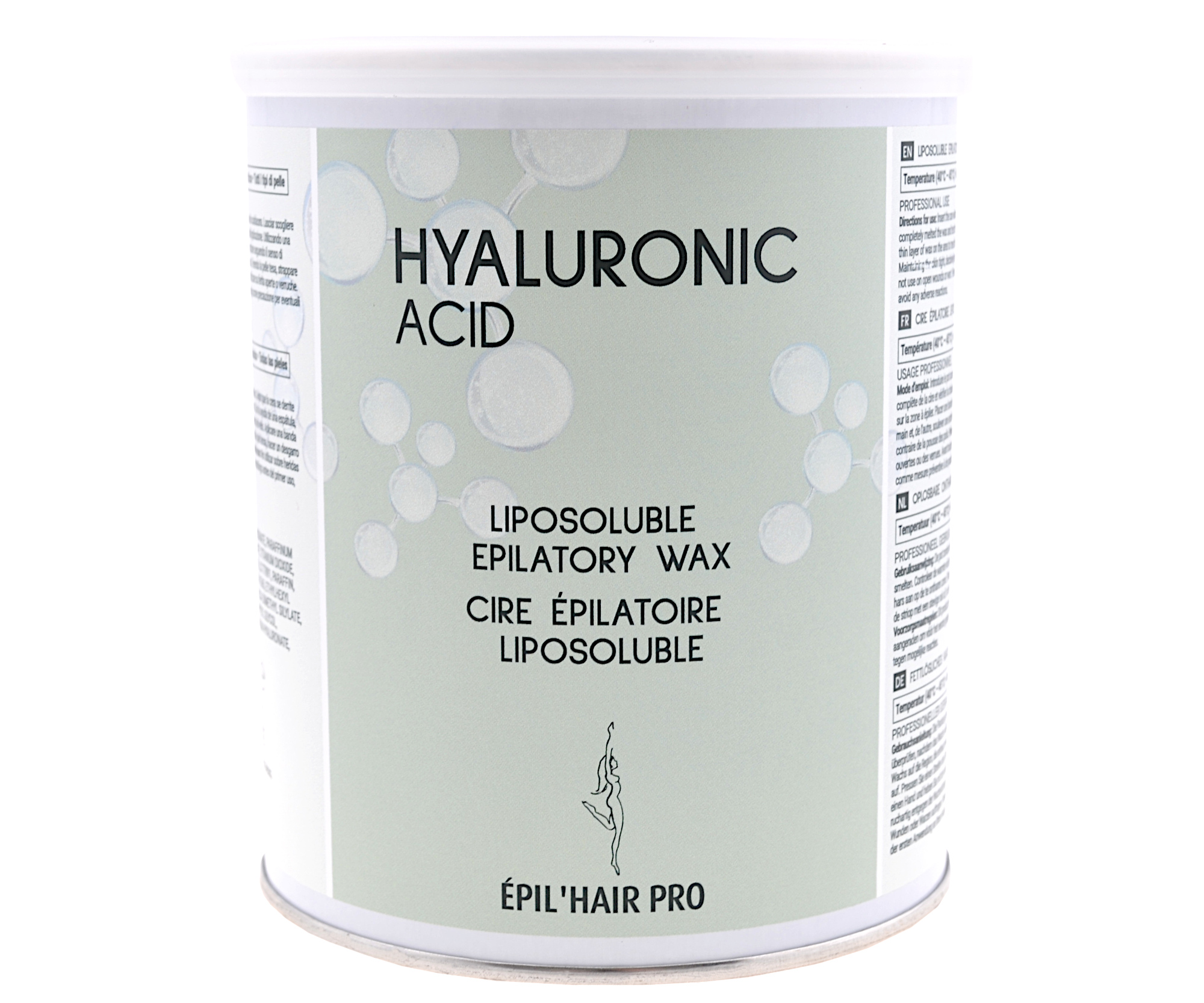 Depilační vosk v plechovce s kyselinou hyaluronovou, pro všechny typy pokožky - 800 ml (7410408) - Sibel + DÁREK ZDARMA