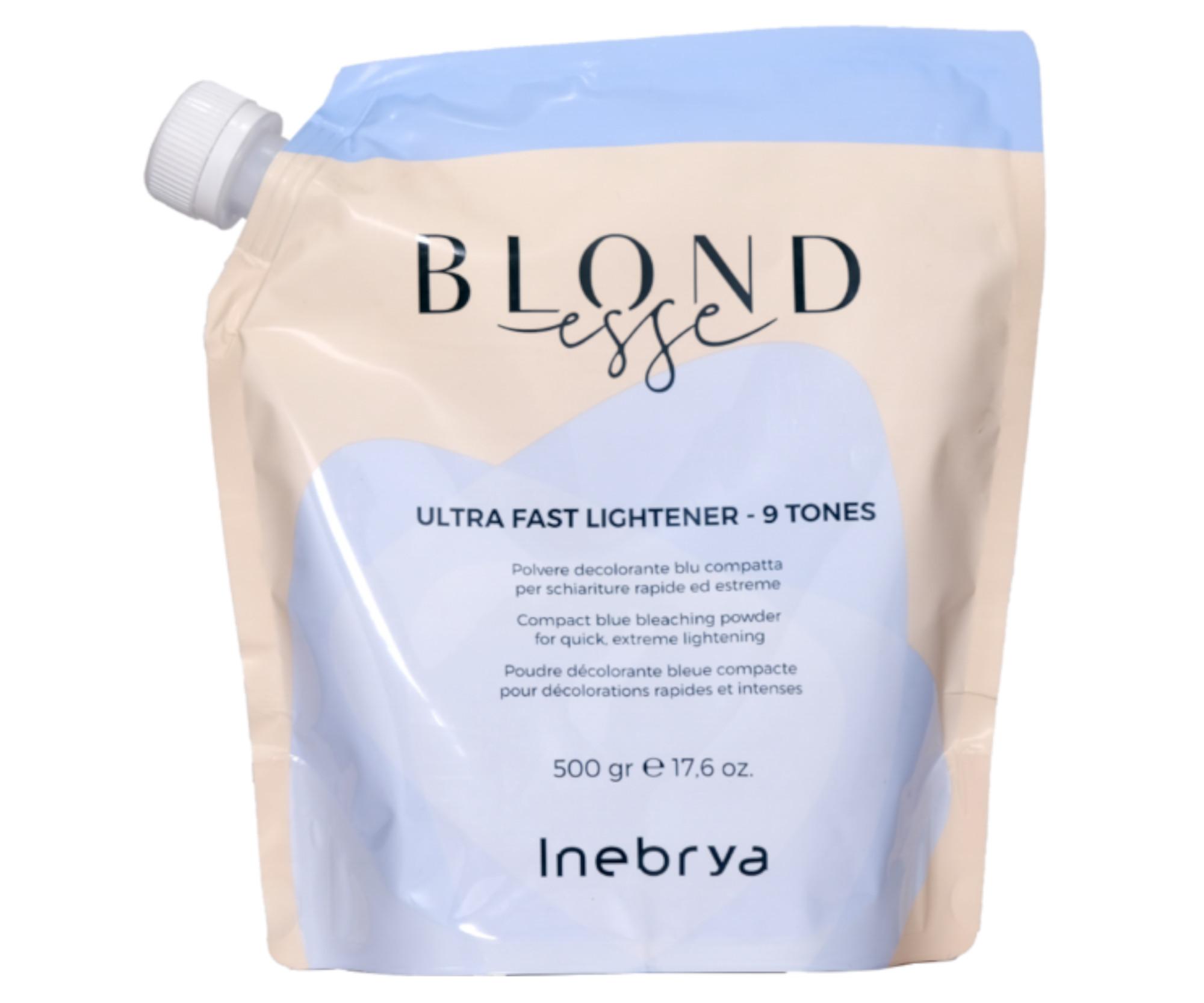 Zesvětlující pudr pro rychlé a výrazné zesvětlení Inebrya Blondesse Ultra Fast Lightener - 500 g + dárek zdarma