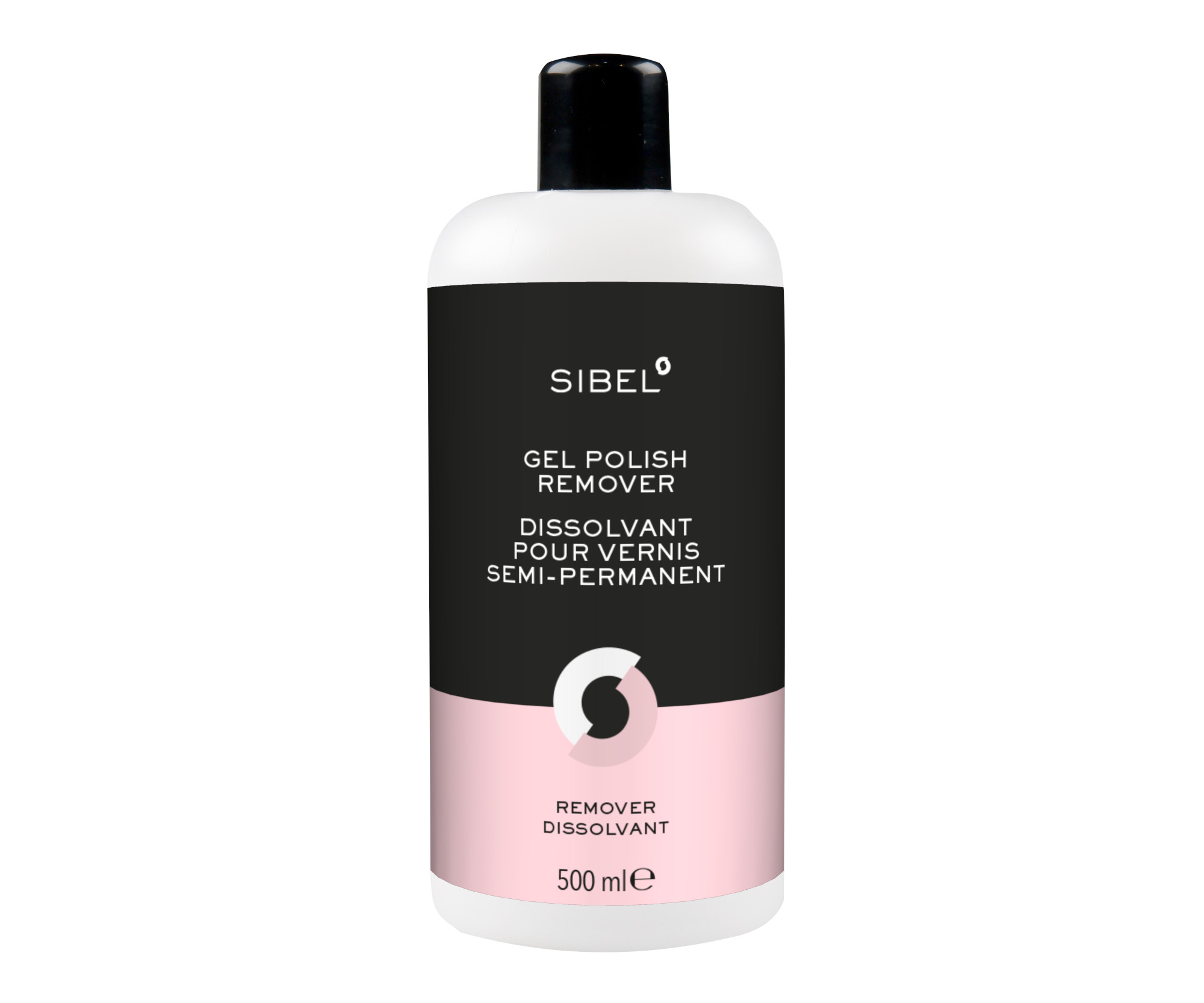 Profesionální odlakovač gel laku Sibel Gel Polish Remover - 500 ml (6200009) + dárek zdarma