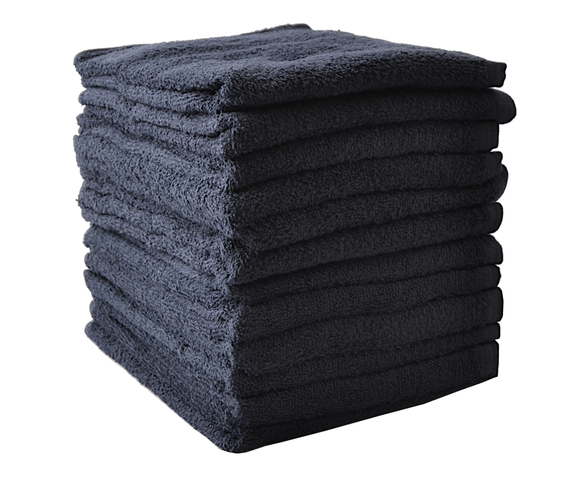 Ručníky froté 80 x 50 cm, 100% bavlna, Sibel, černé - 12 ks (3500302) + DÁREK ZDARMA
