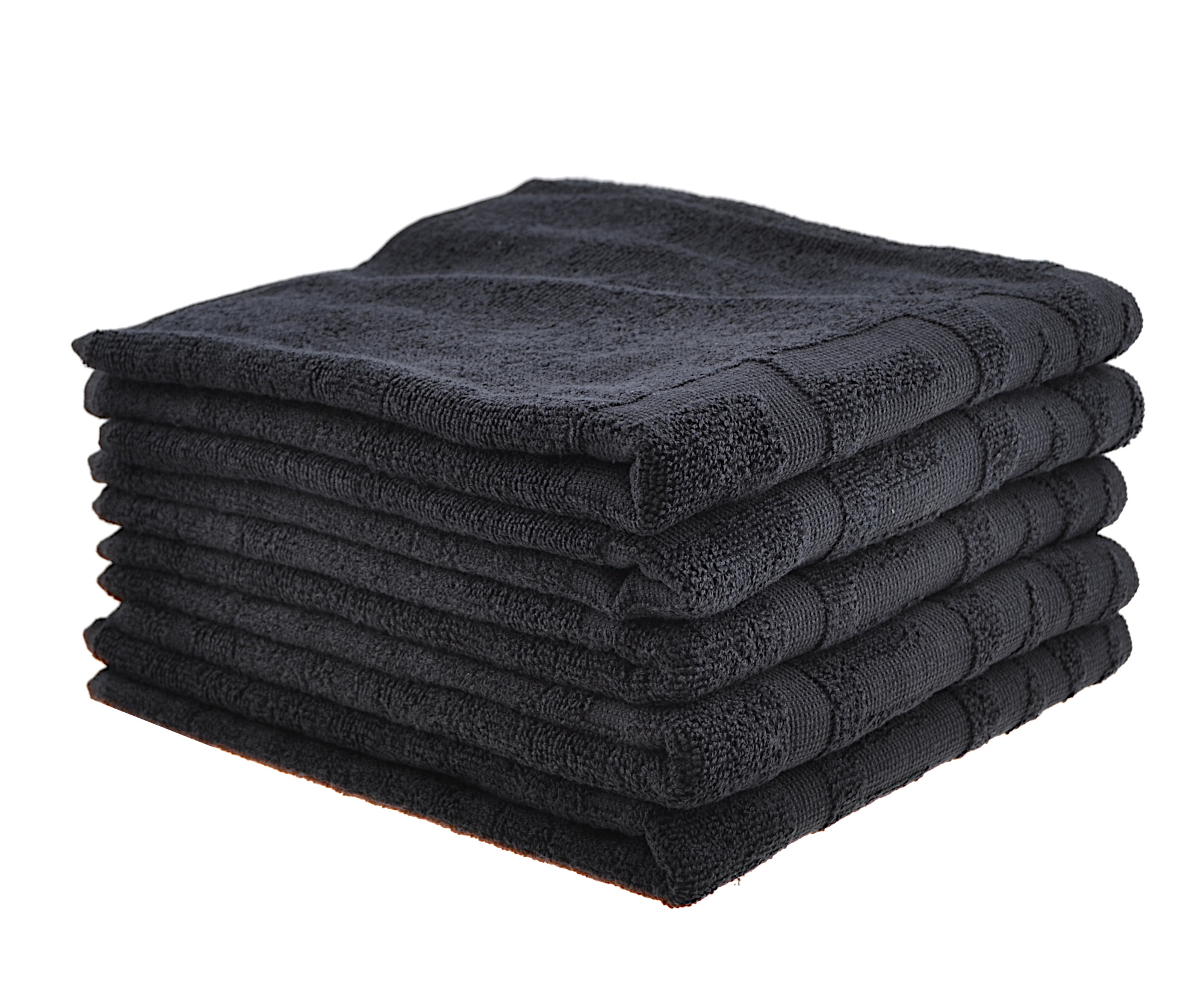 Ručníky froté Goldwell 50 x 90 cm, 100 % bavlna, černé - 5 ks (244688) + DÁREK ZDARMA