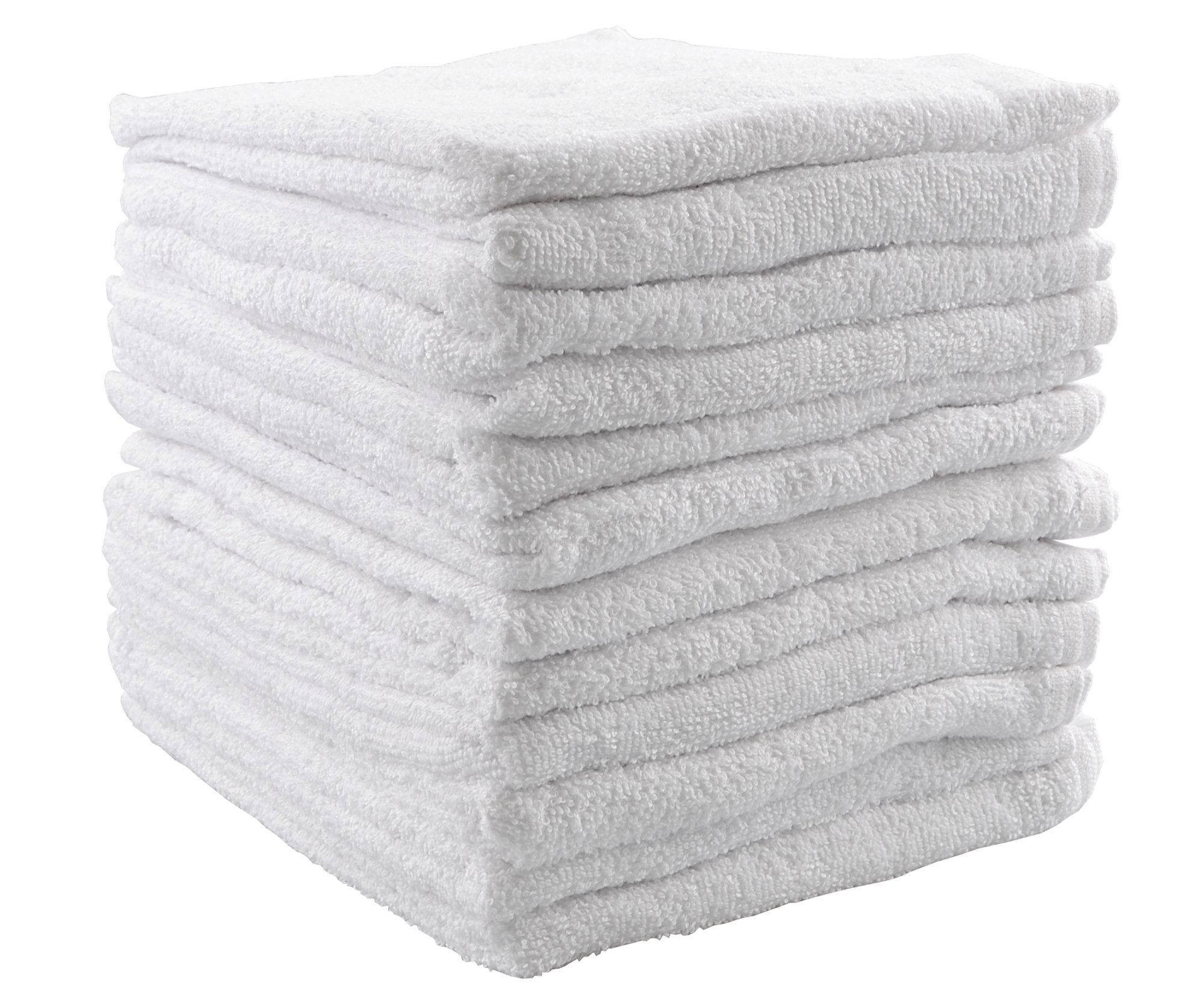 Ručníky froté 80 x 50 cm, 100% bavlna, Sibel, bílé - 12 ks (3500301) + DÁREK ZDARMA