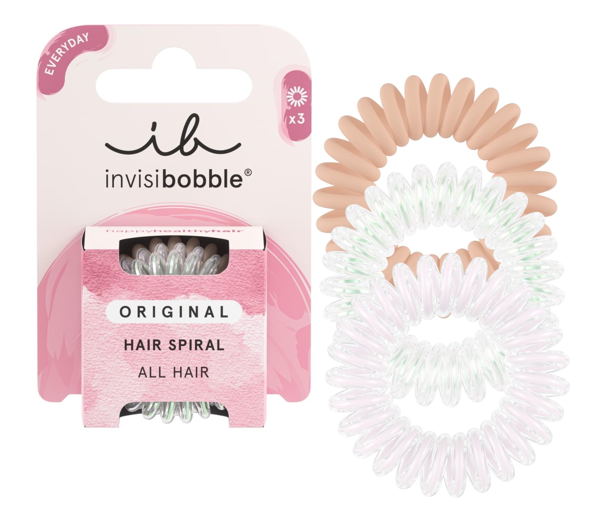 Spirálová gumička do vlasů Invisibobble Original Galactic Glow - 3 ks + dárek zdarma