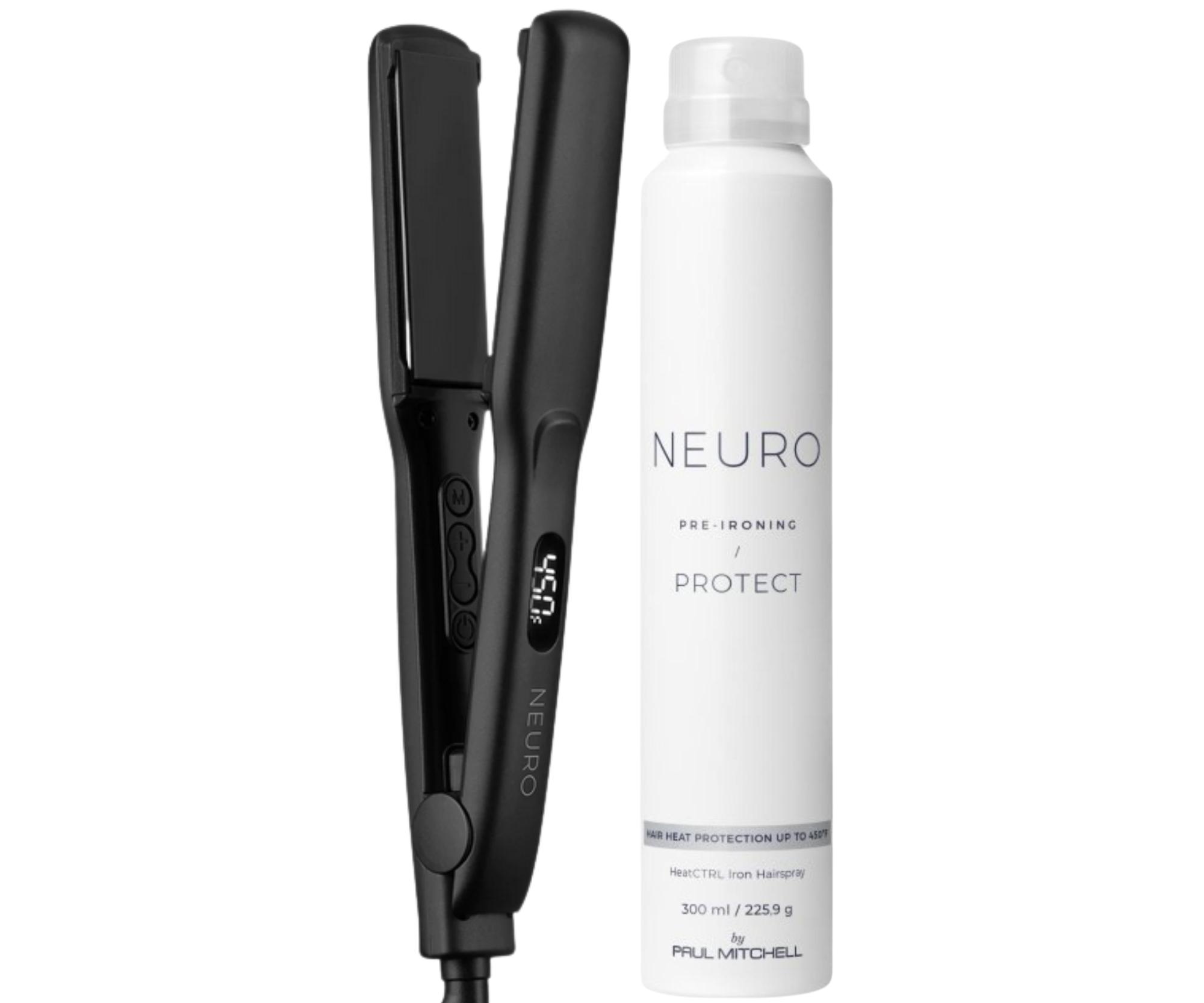 Profesionální žehlička na vlasy Paul Mitchell Neuro Smooth 1,25" Straightening a Styling Iron + termoochranný lak zdarma + dárek zdarma
