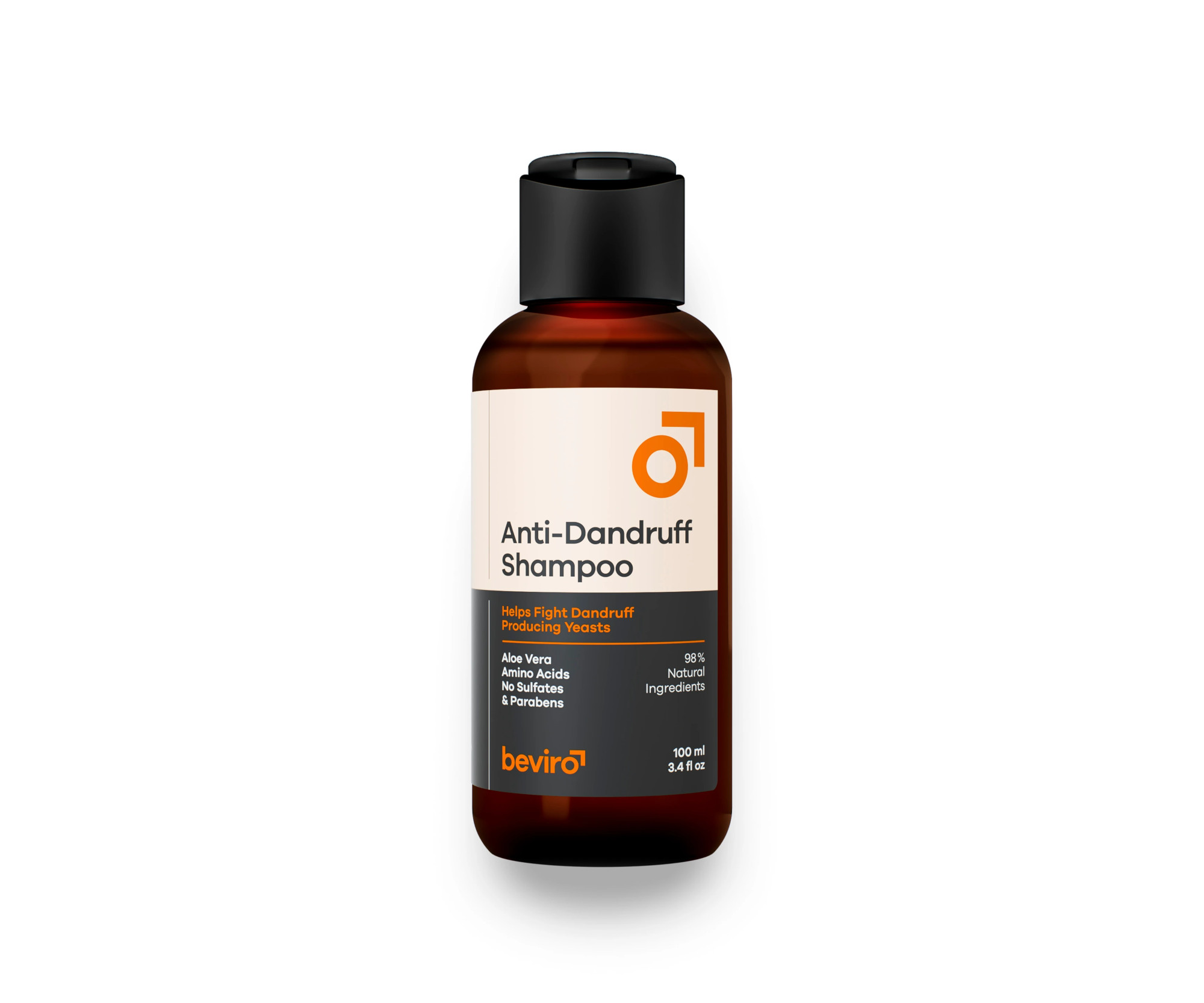 Přírodní šampon pro muže proti lupům Beviro Anti-Dandruff Shampoo - 100 ml (BV318) + dárek zdarma