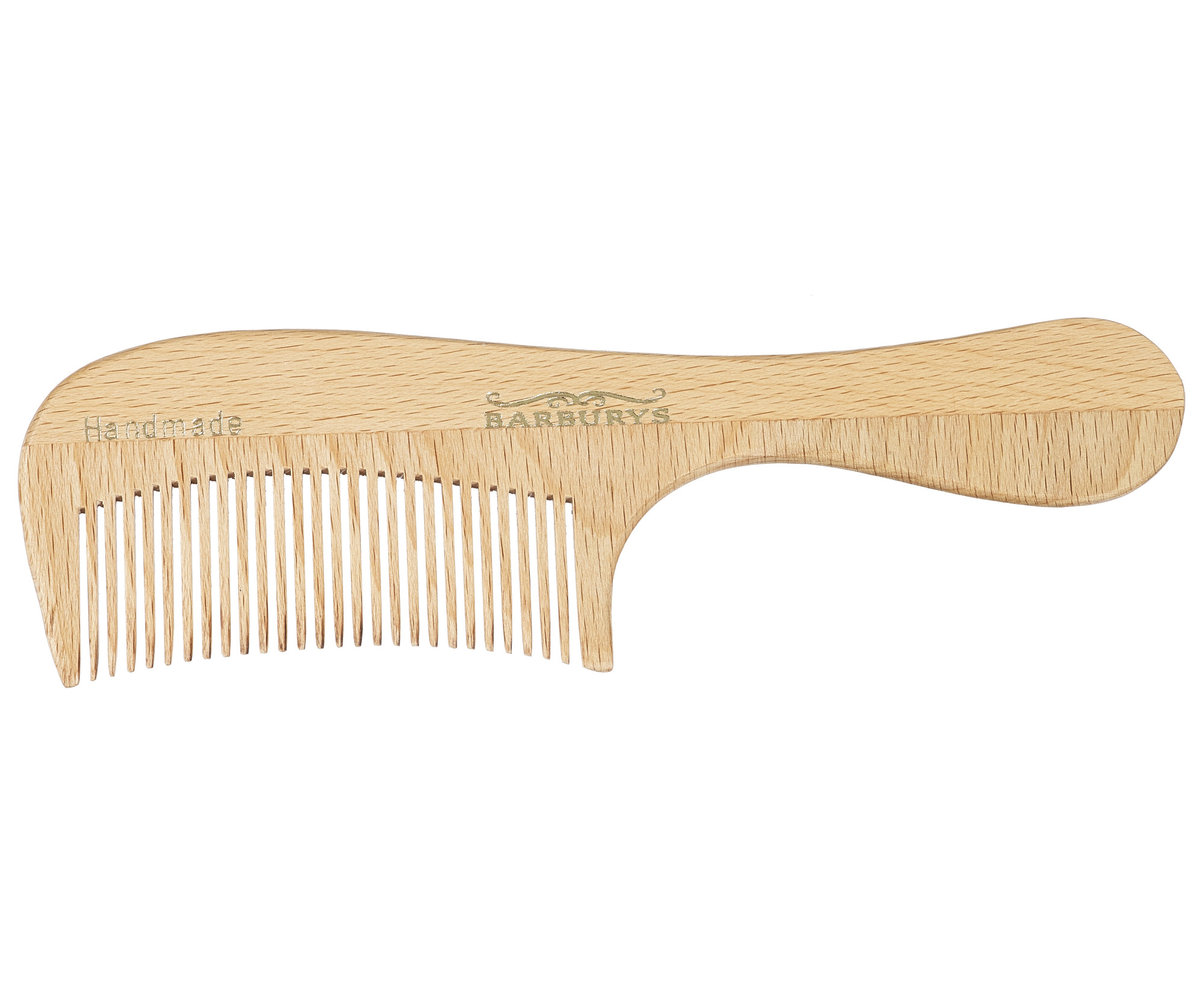 Hřeben z bukového dřeva Sibel Barburys Steamed Beech Wood 06 - 19 x 5,5 cm (8482506) + dárek zdarma