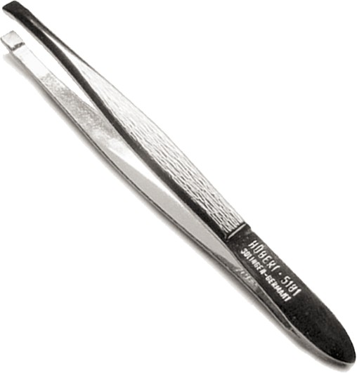 Pinzeta úzká, rovná Hairway - 77 mm (20581)