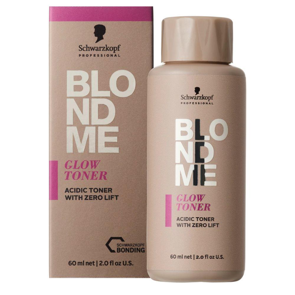 Pastelový tónovací krém Schwarzkopf Professional BlondMe Glow Toner Acidic Toner 0-00 Clear - 60 ml, jasný + dárek zdarma