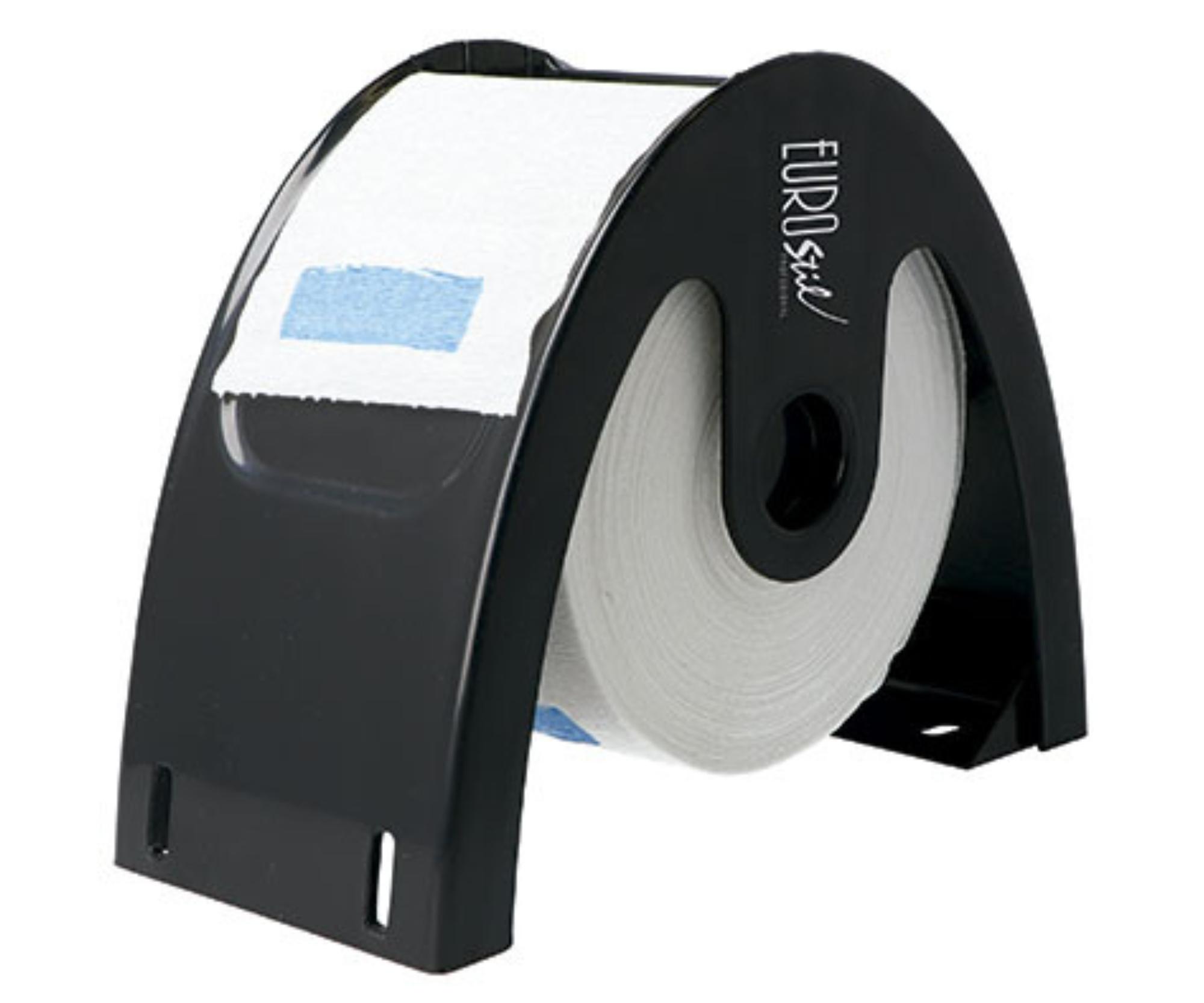 Zásobník na ochranný krepový límec Eurostil Professional - černý (06803) + dárek zdarma