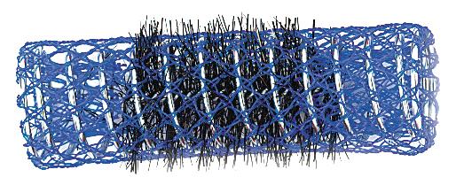 Spirálové natáčky na vlasy Sibel modré 12 ks - 20 mm (2210209) + dárek zdarma