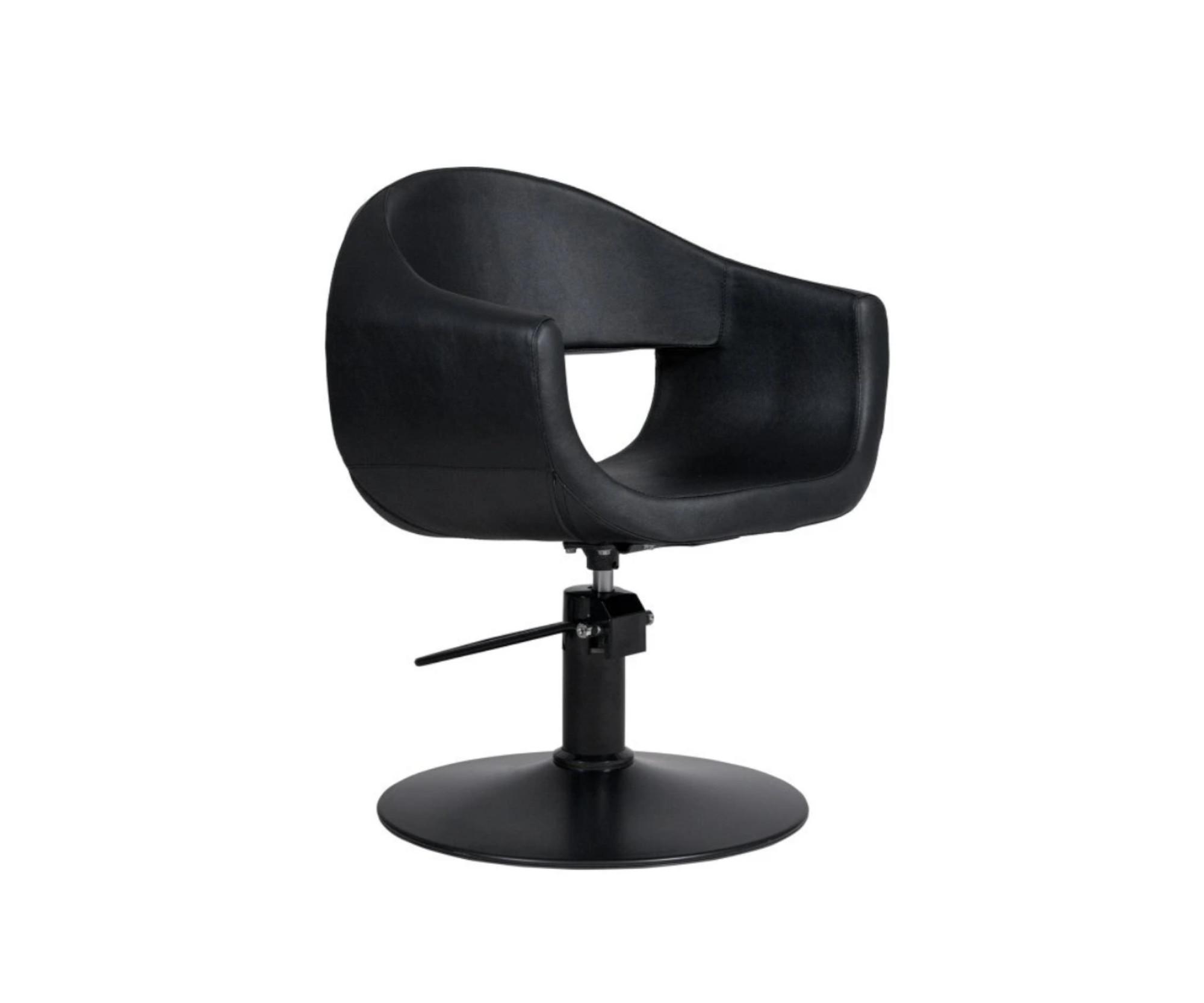 Kadeřnické křeslo Weelko Glam - černé (RZYW005.A12) + dárek zdarma