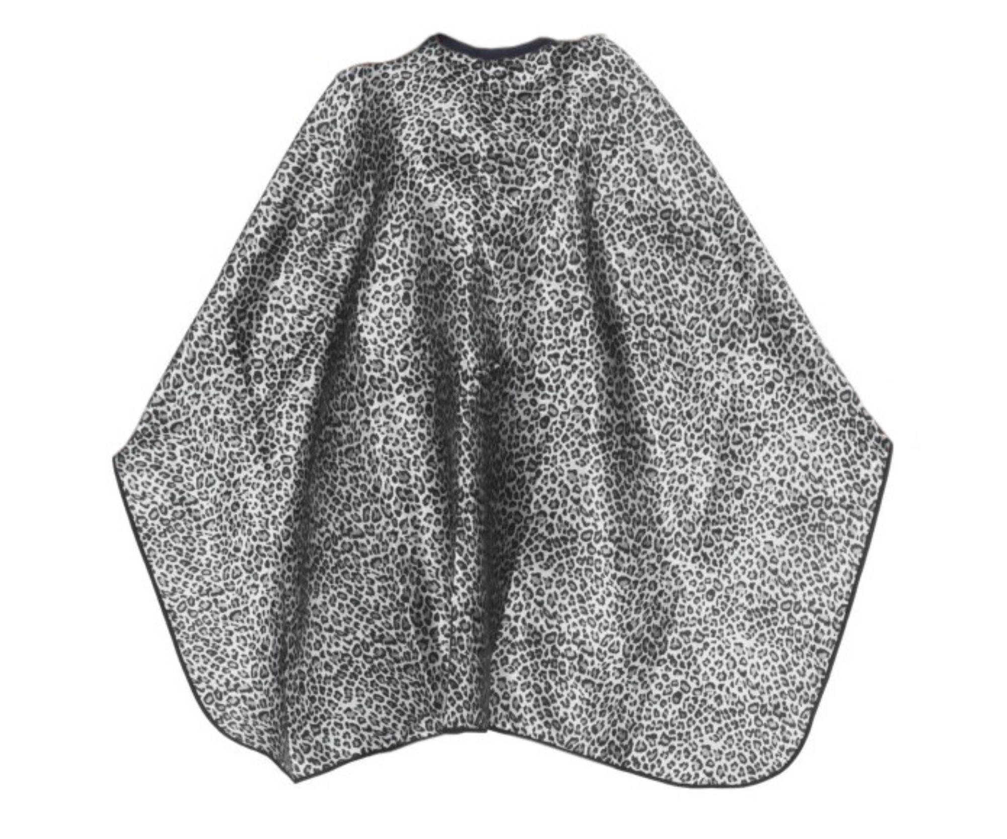 Kadeřnická pláštěnka na stříhání Eurostil Professional - leopard - suchý zip + dárek zdarma