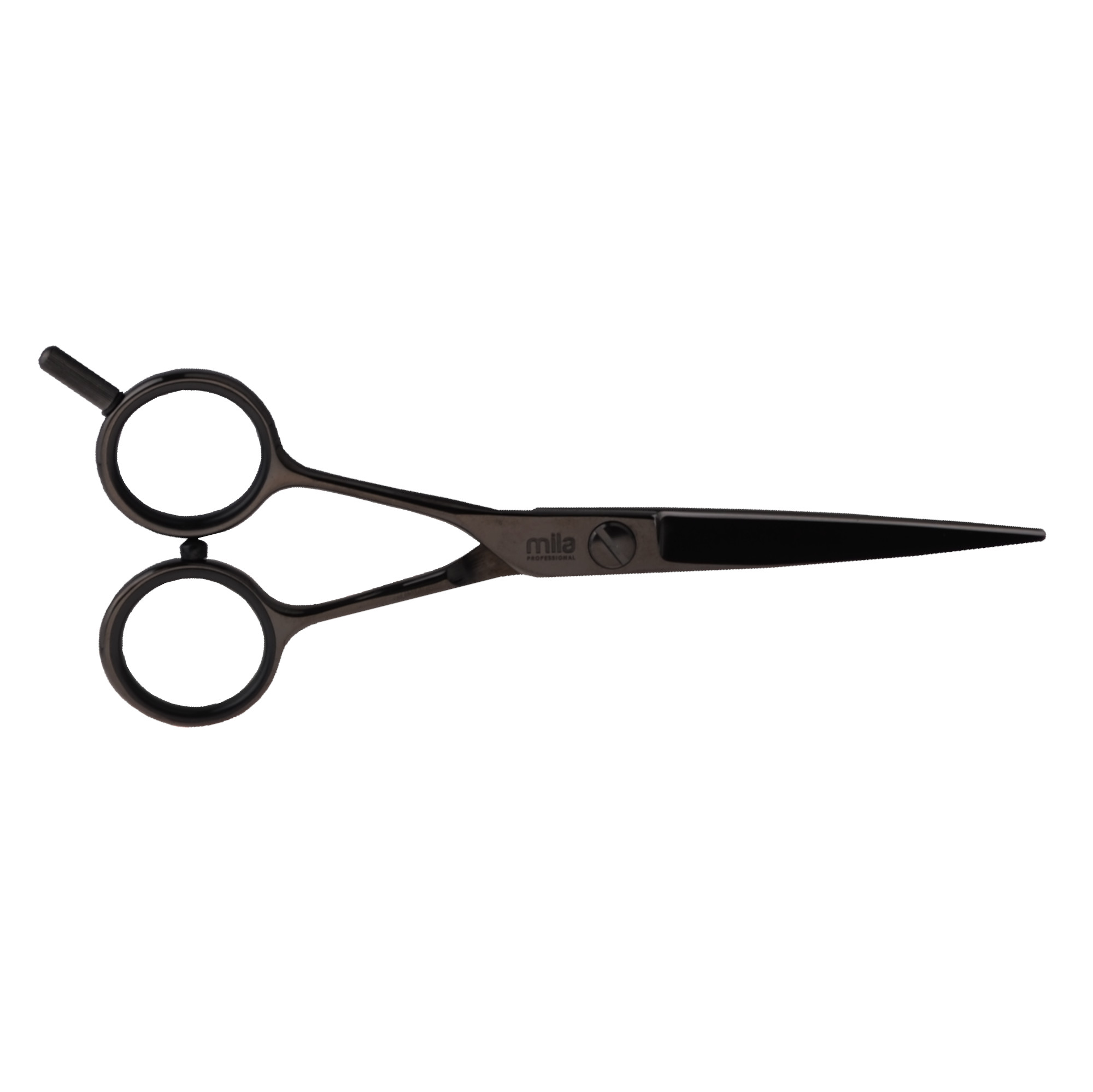 Kadeřnické nůžky pro leváky Mila Professional 5,5" - černé (0109741) + dárek zdarma