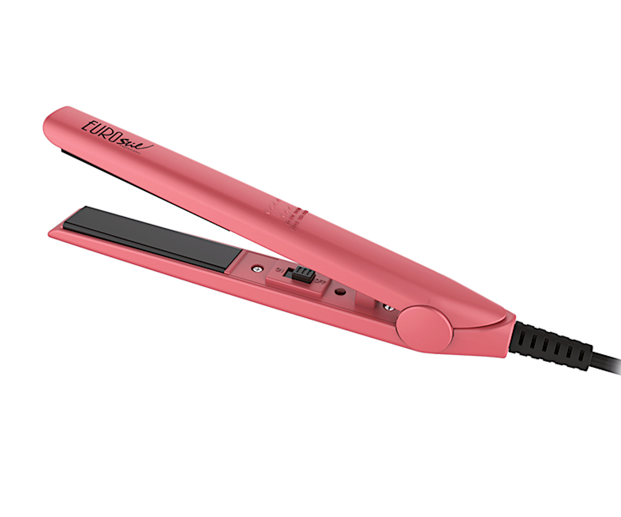 Profesionální mini žehlička na vlasy Eurostil Profesional Mini Straightener - růžová (06568/70) + dárek zdarma