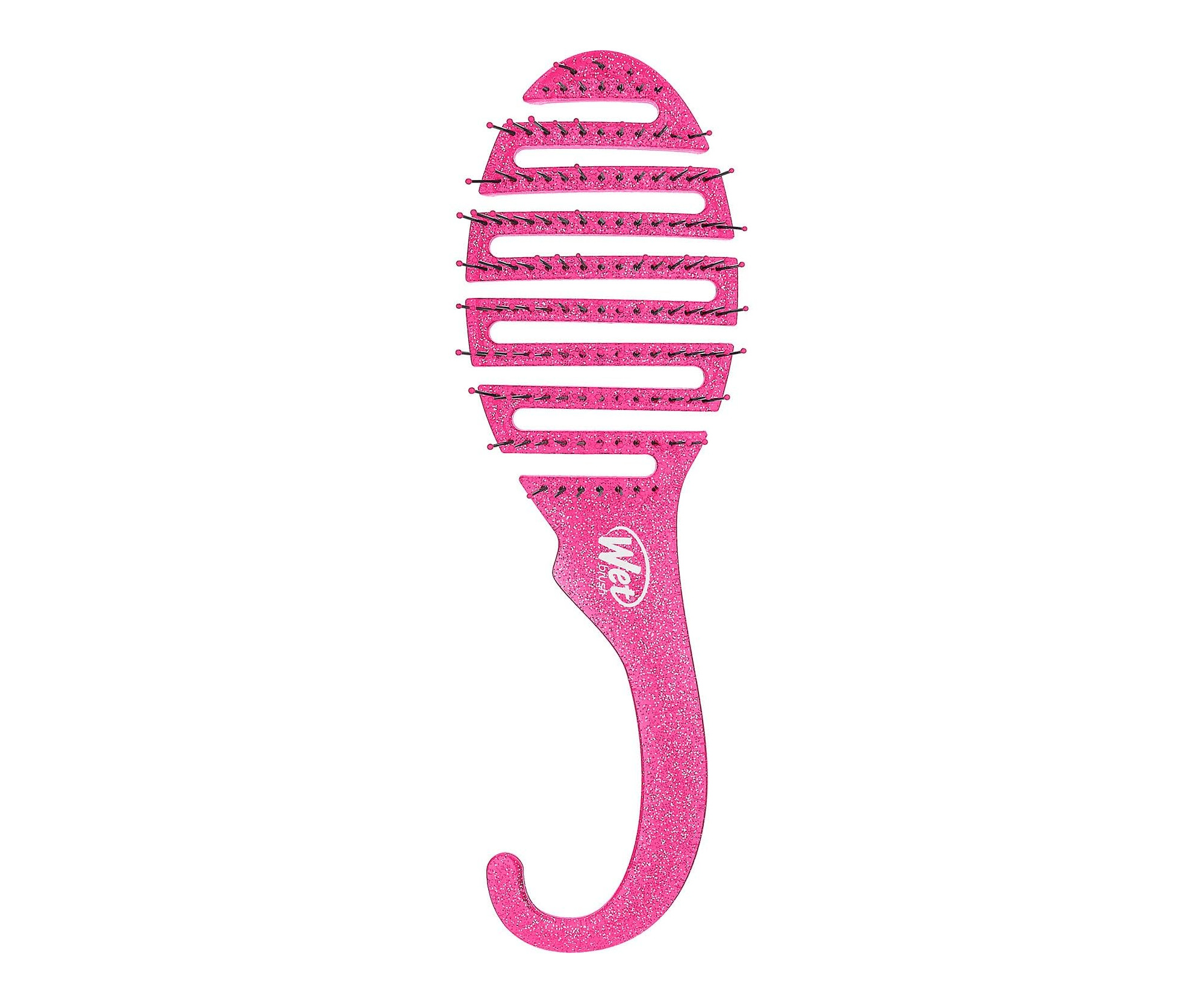 Kartáč na rozčesávání vlasů Wet Brush Shower Detangler Pink Glitter - třpytivý růžový