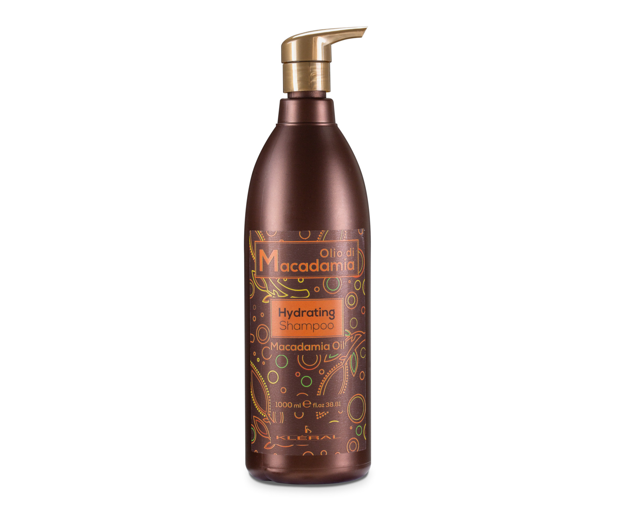 Hydratační šampon pro suché a křehké vlasy Kléral Olio di Macadamia Hydrating Shampoo - 1000 ml + dárek zdarma
