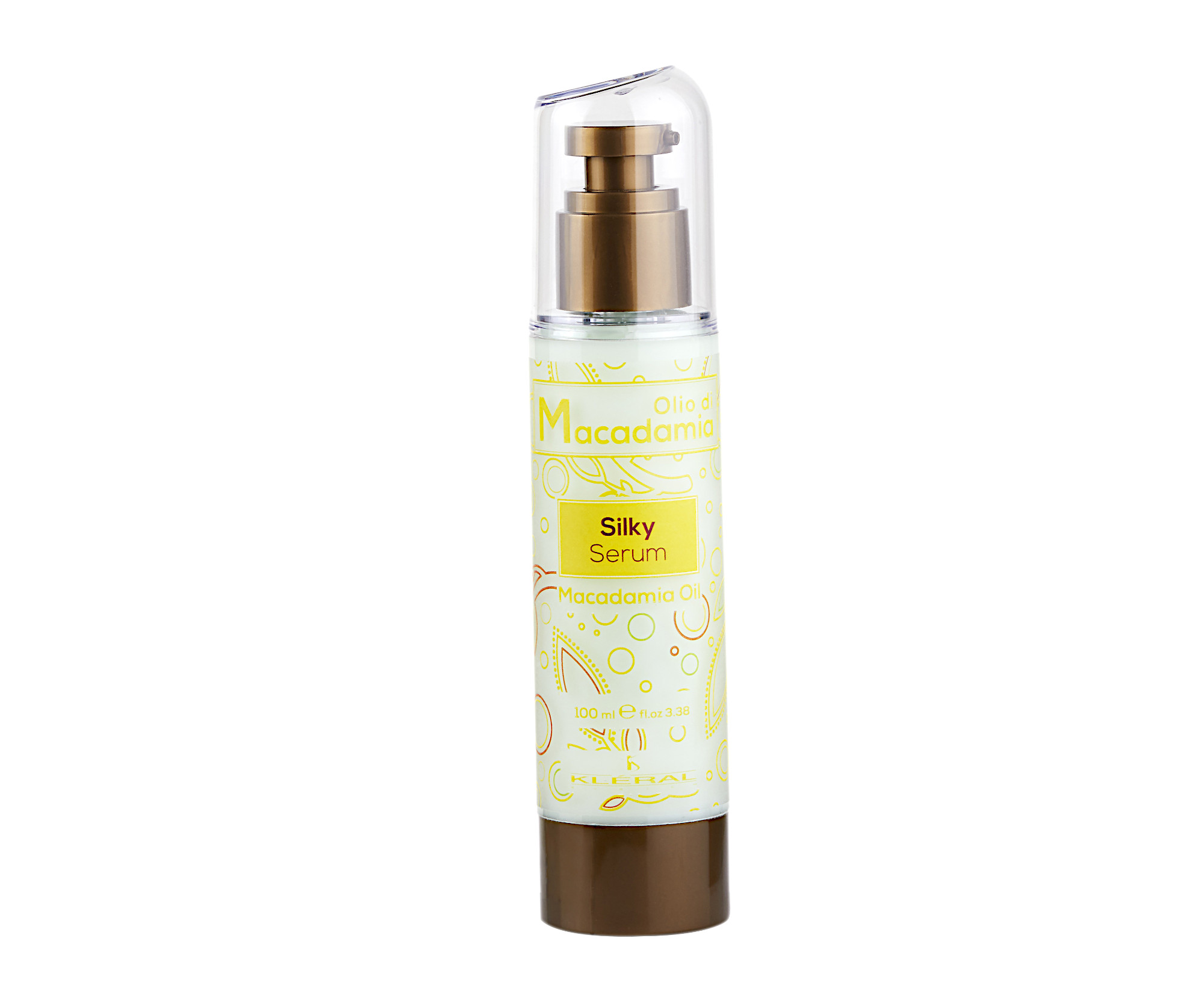 Hydratační sérum pro suché a křehké vlasy Kléral Olio di Macadamia Silky Serum - 100 ml + dárek zdarma