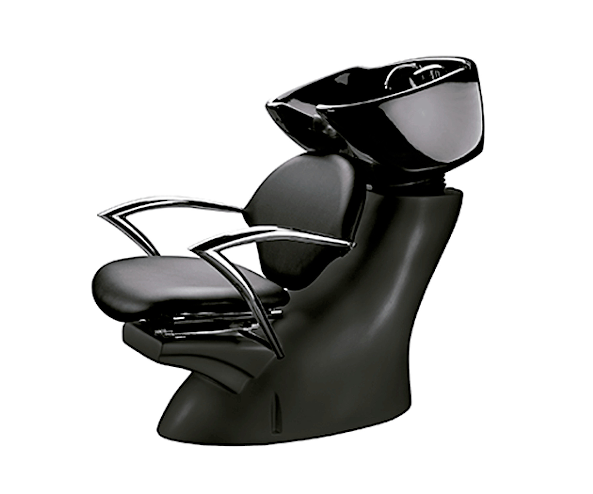 Kadeřnický mycí box Eurostil Professional - černý (07484) + dárek zdarma