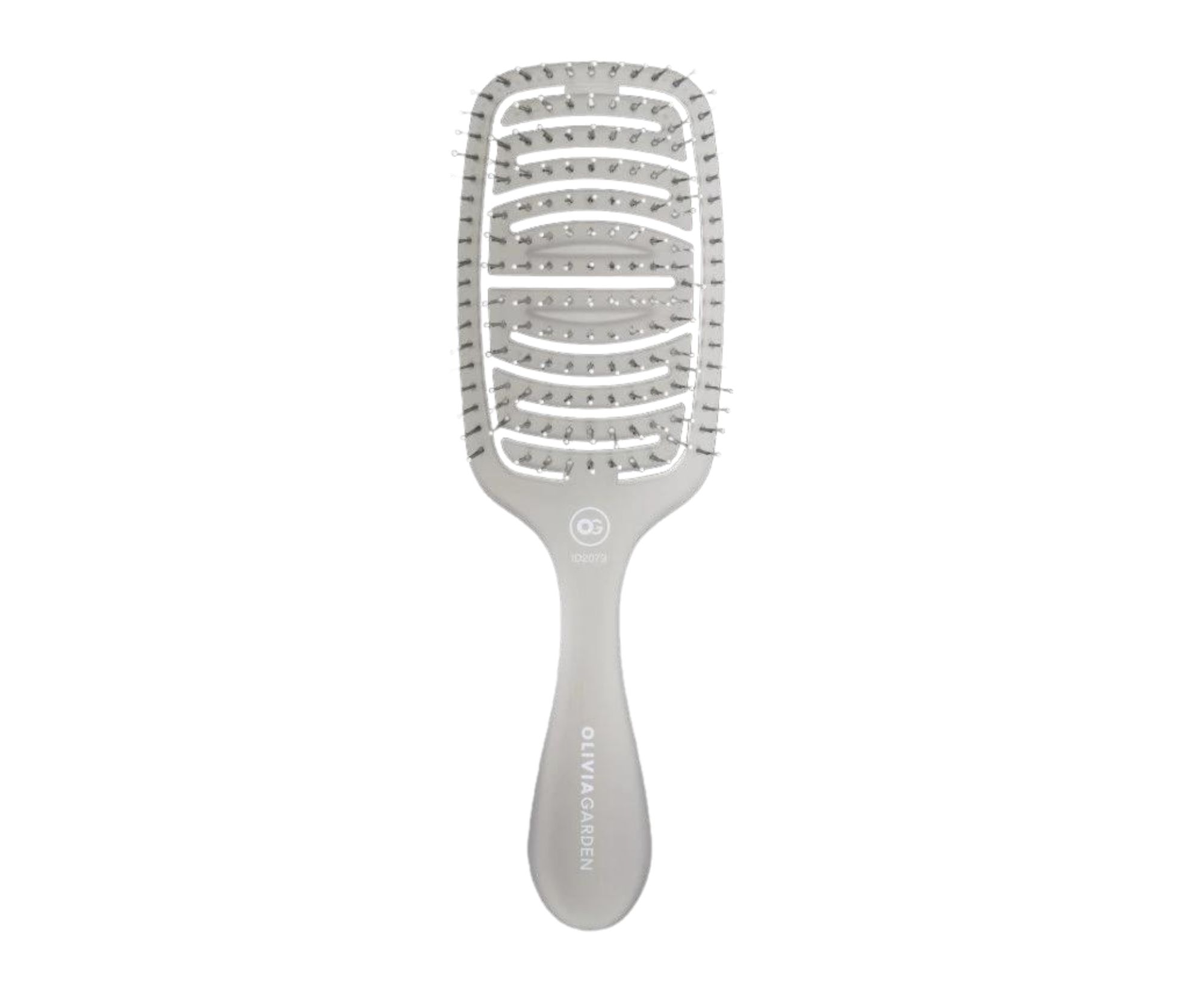 Kartáč na vlasy Olivia Garden iDetangle Care Flex Medium Hair- šedý + dárek zdarma