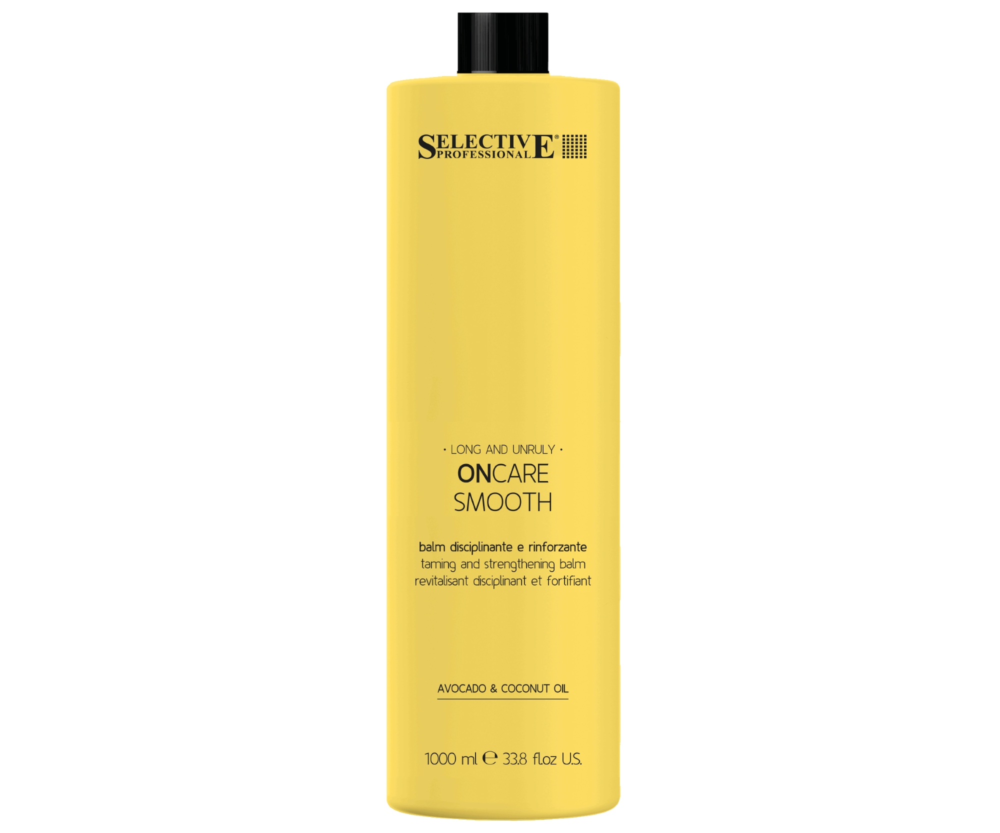 Uhlazující kondicionér pro nepoddajné vlasy Selective Professional OnCare Smooth Balm - 1000 ml + dárek zdarma