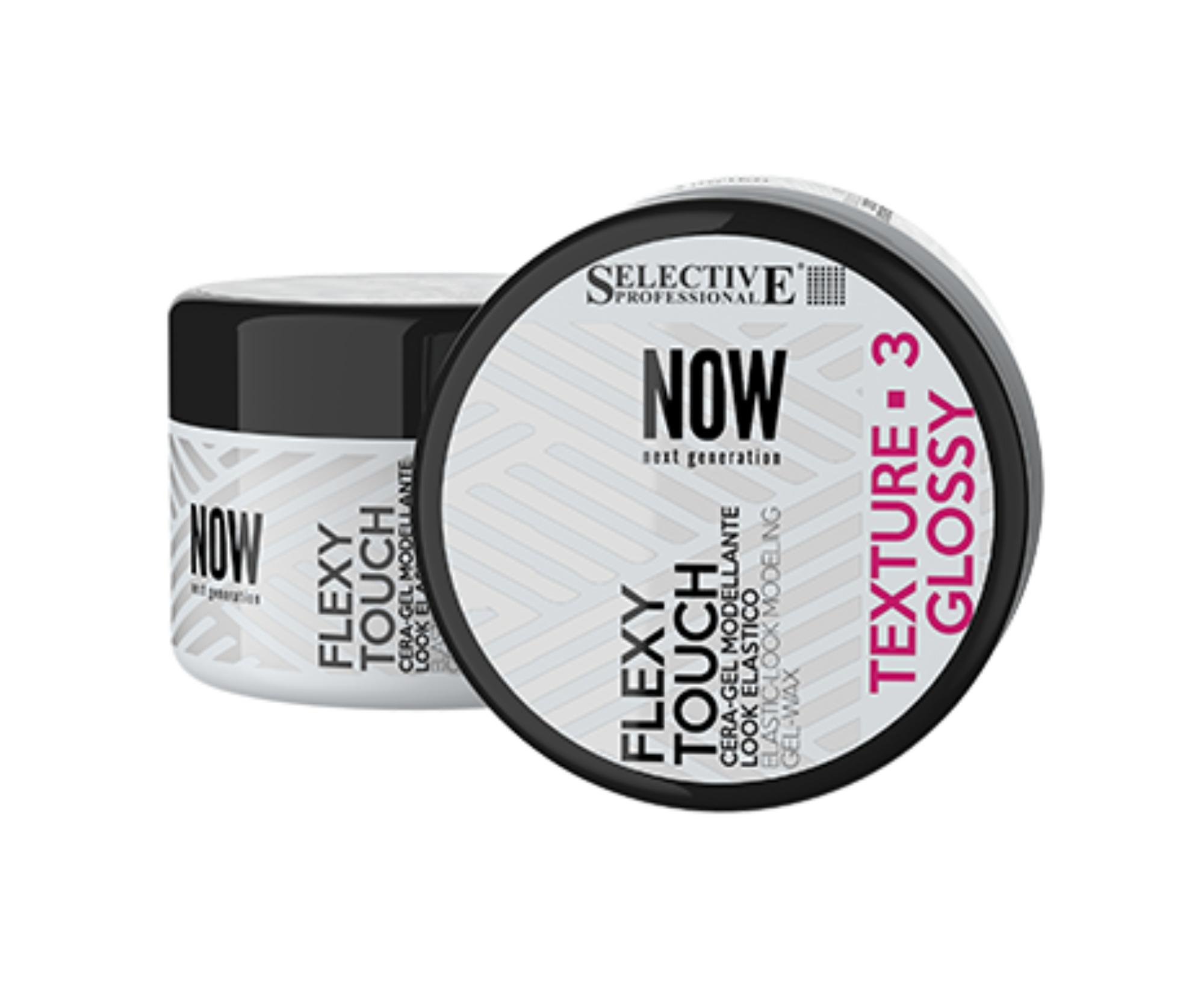 Vosk na vlasy Selective Professional Now Flexy Touch - 100 ml + dárek zdarma
