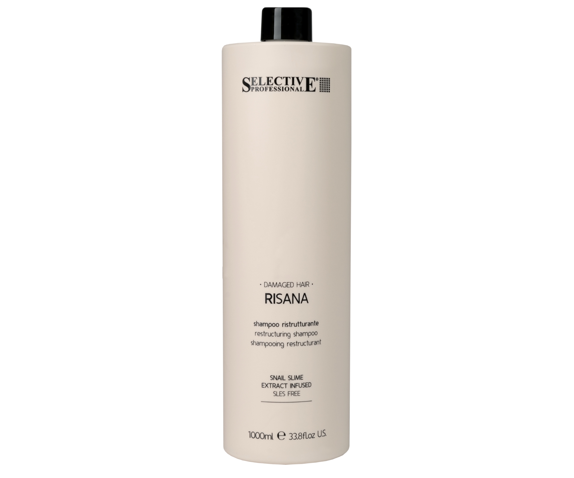 Šampon pro poškozené a namáhané vlasy Selective Professional Risana Shampoo - 1000 ml + dárek zdarma