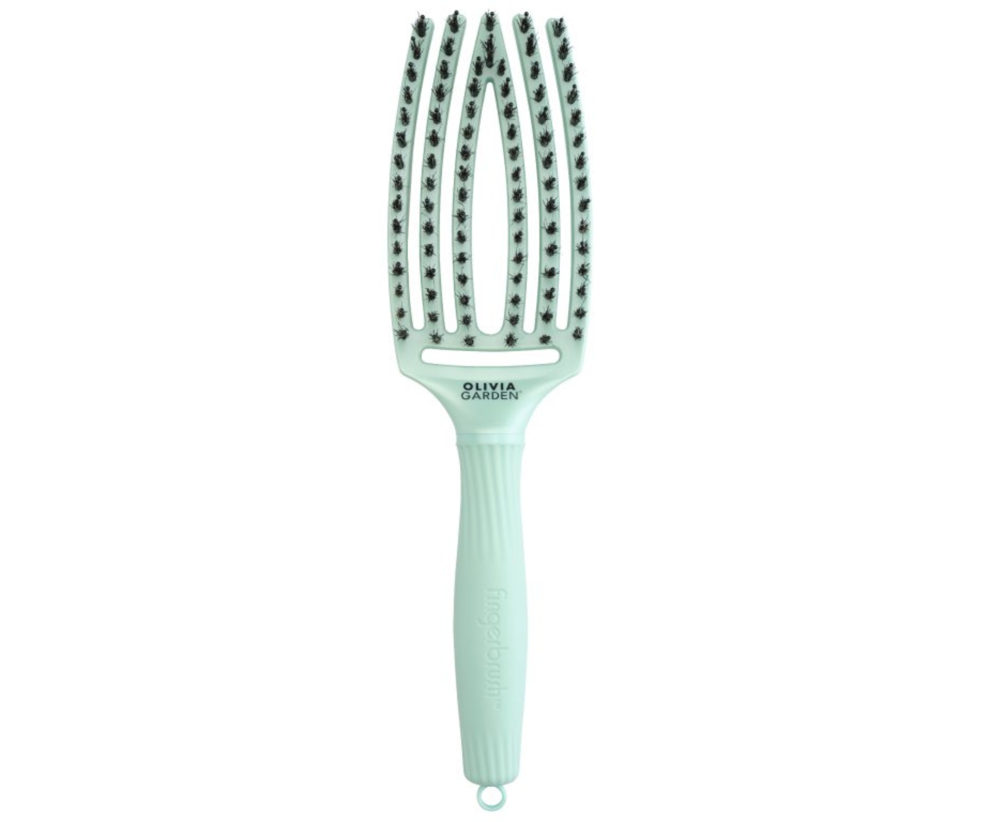 Kartáč Olivia Garden Fingerbrush Combo Medium Arctic Teal - arktický tyrkysový + dárek zdarma