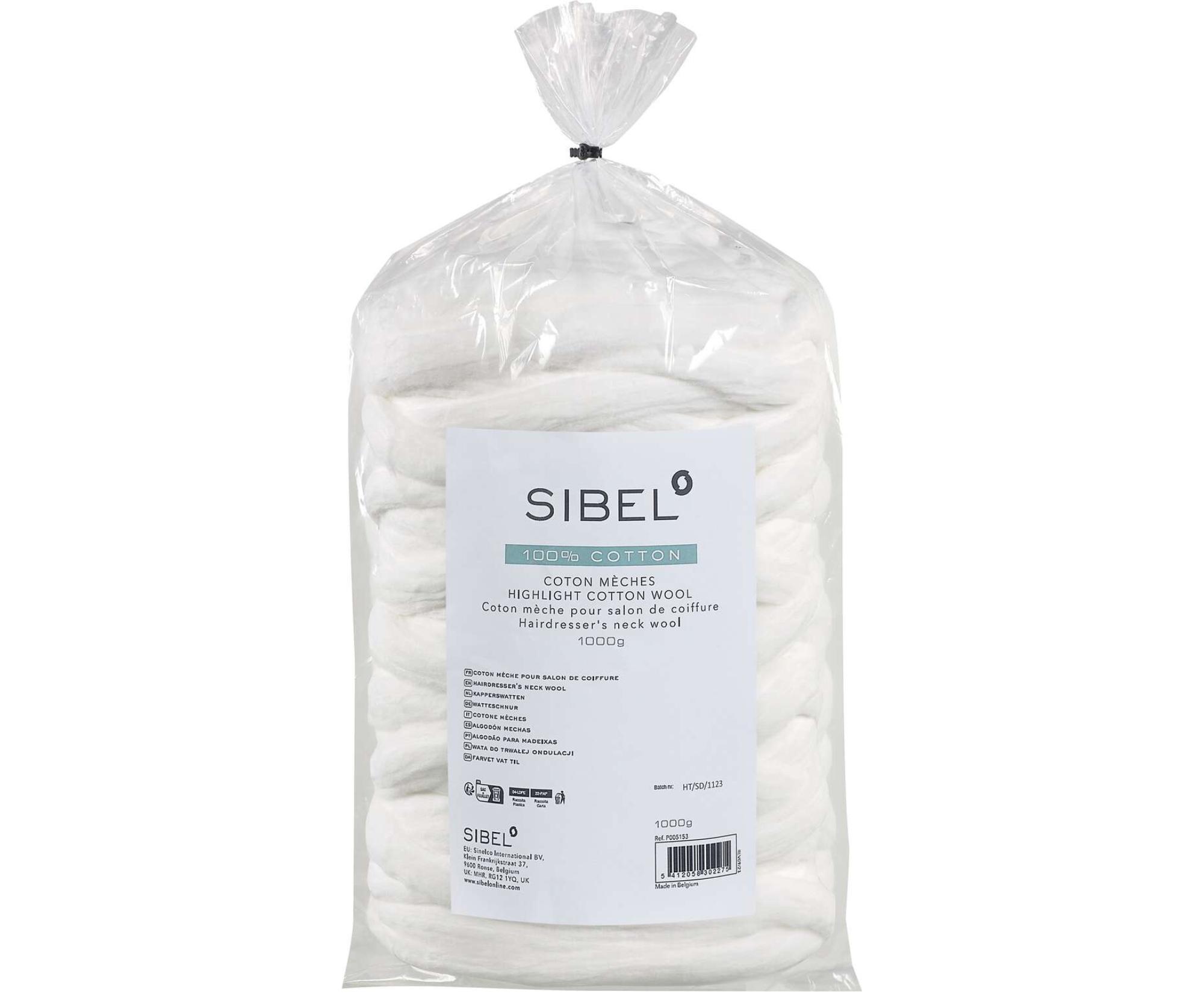 Vatová šňůra Sibel - 100% bavlna, 1000 g + dárek zdarma