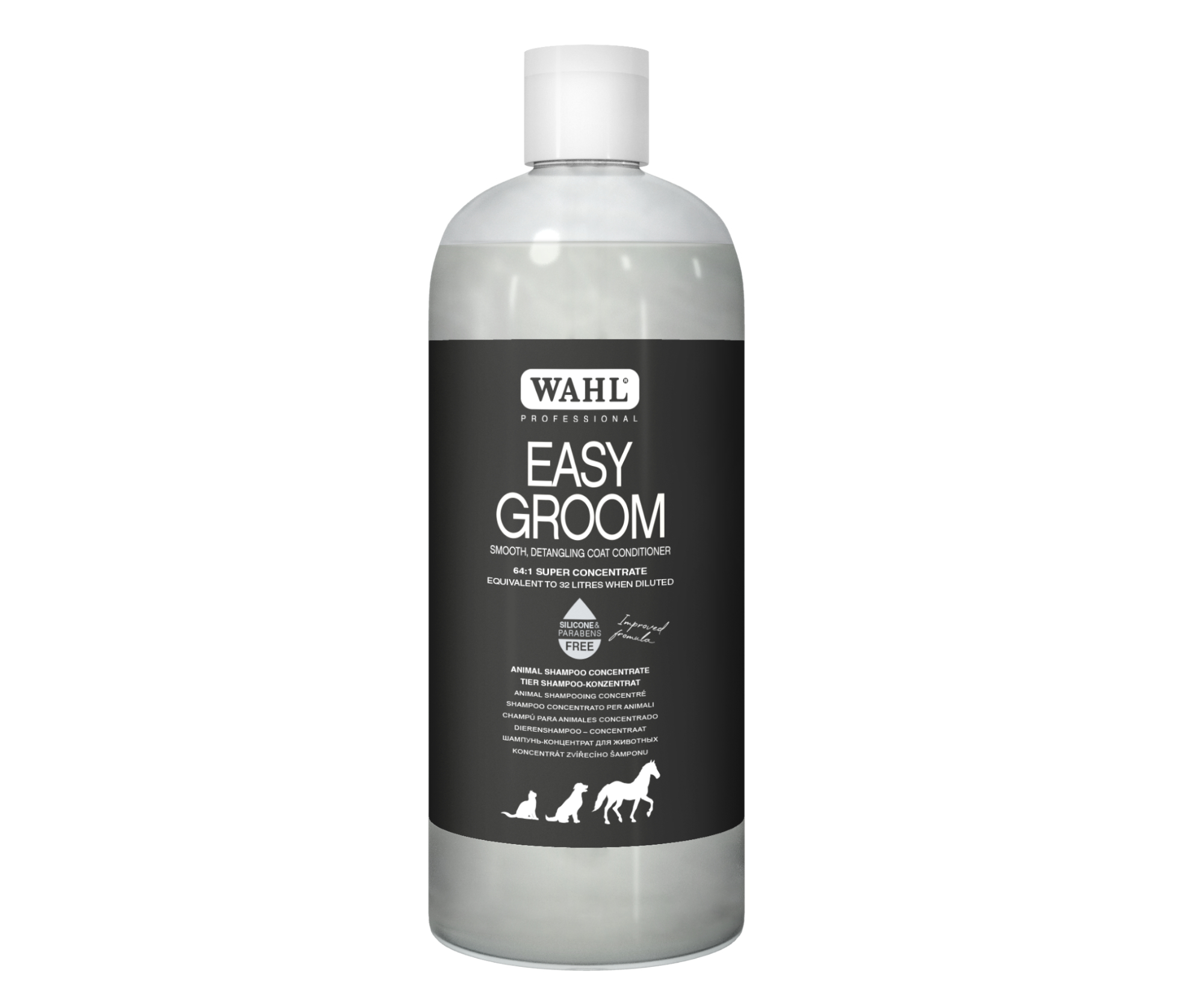 Kodicionér pro hladkou, jemnou a lesklou srst zvířat Wahl Easy Groom - 500 ml, koncentrát + dárek zdarma