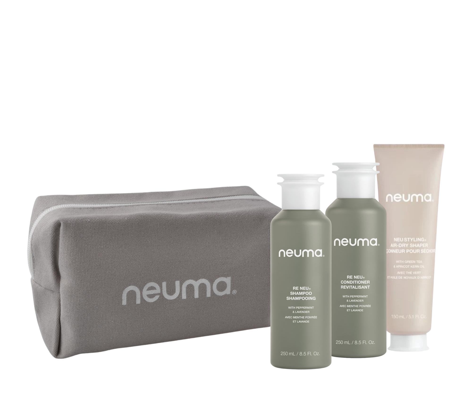 Dárková sada pro všechny typy vlasů Neuma Re Neu + taštička a krém zdarma + dárek zdarma