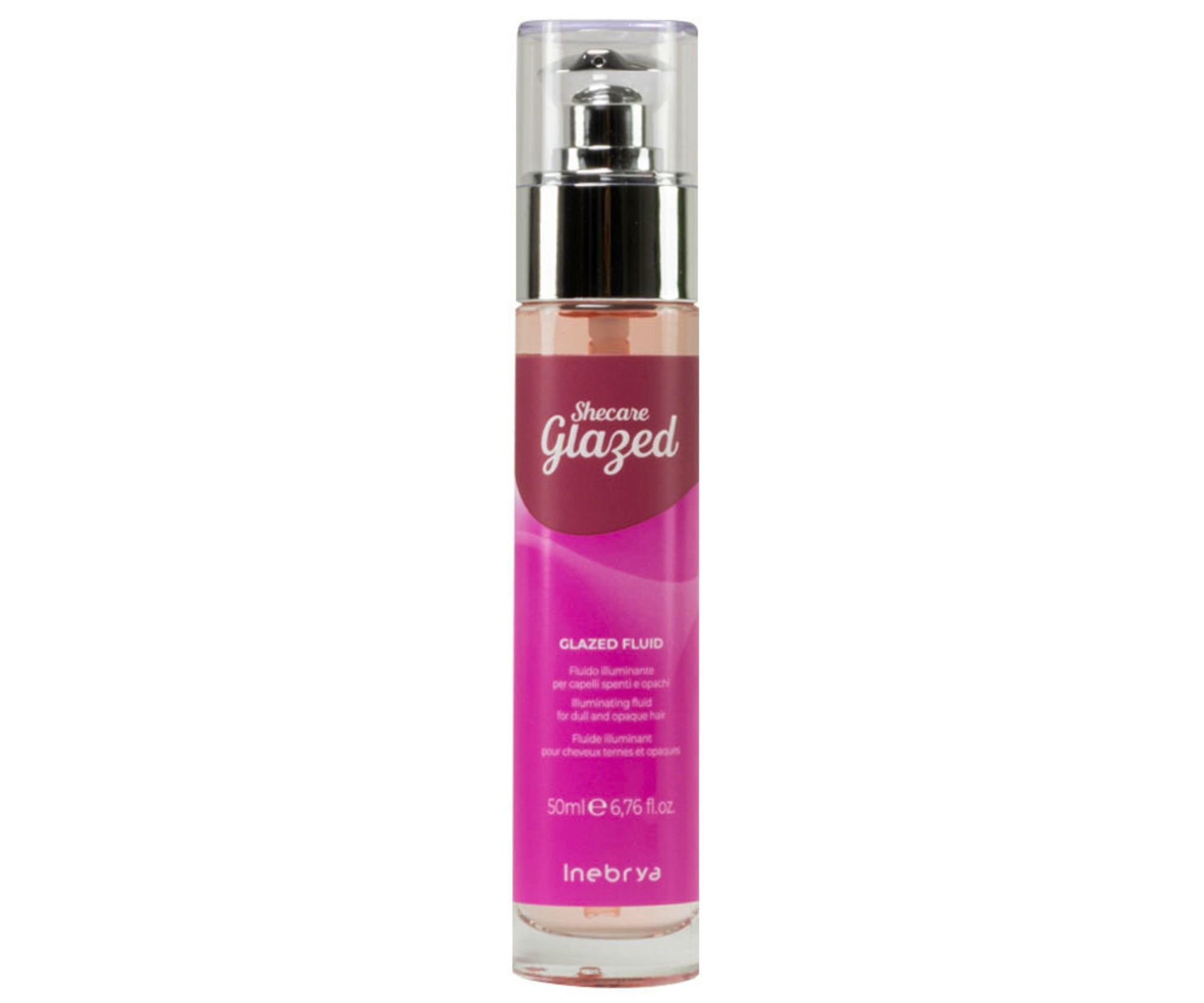 Rozjasňující a hydratační sérum pro vlasy bez lesku Inebrya Shecare Glazed Fluid - 50 ml + dárek zdarma
