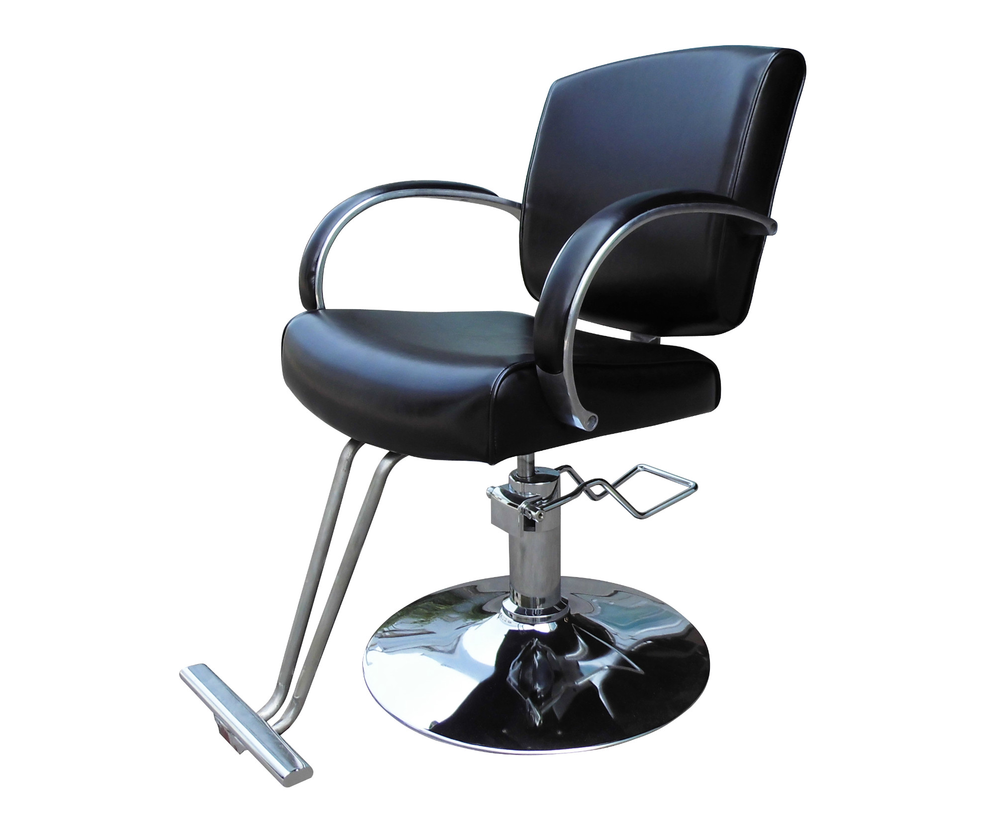Kadeřnické křeslo SilverFox Y255 - černé (YL255) + dárek zdarma
