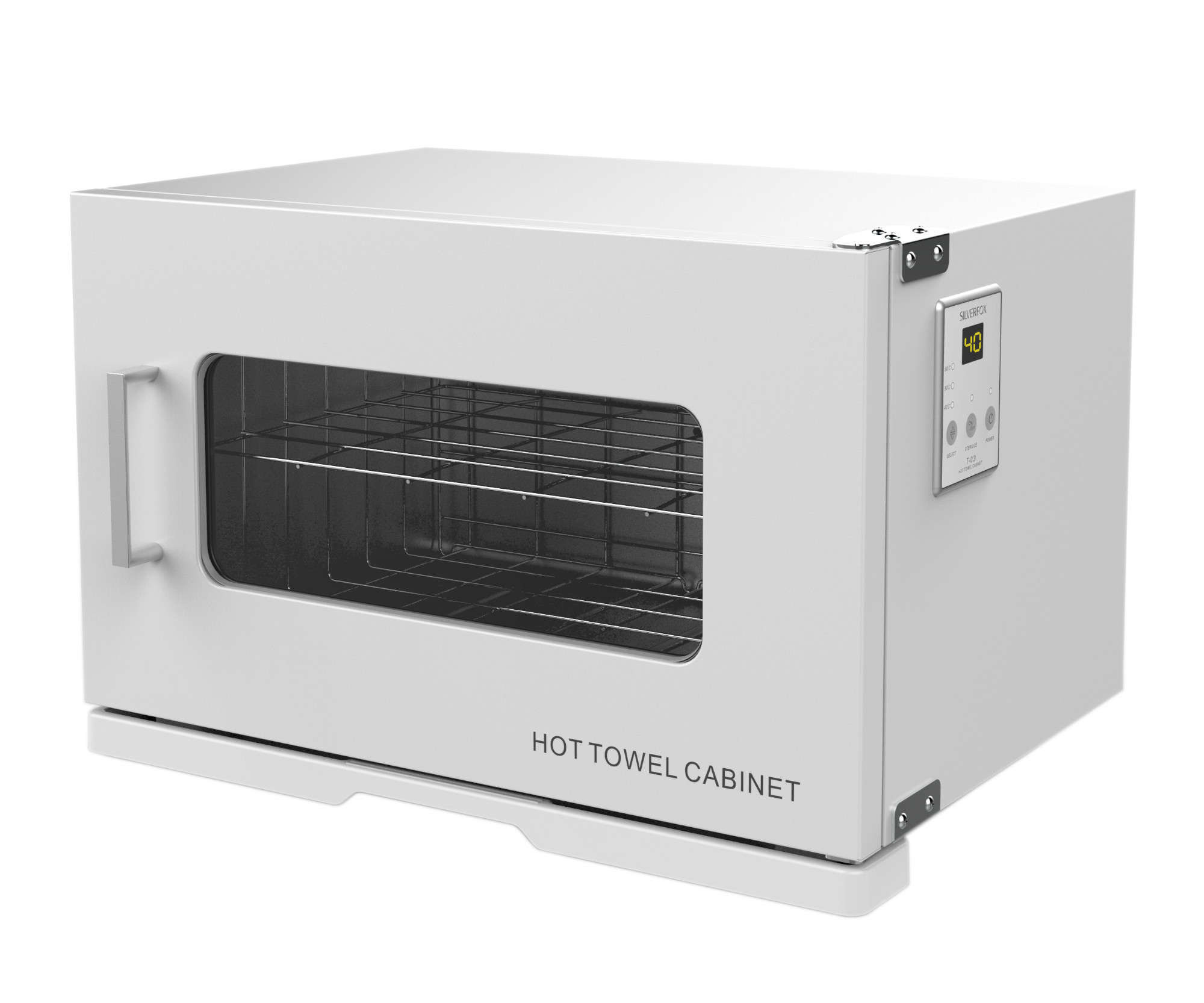 Ohřívač a UV sterilizátor ručníků SilverFox Hot Towel Cabinet T-03 - objem 18 l + dárek zdarma