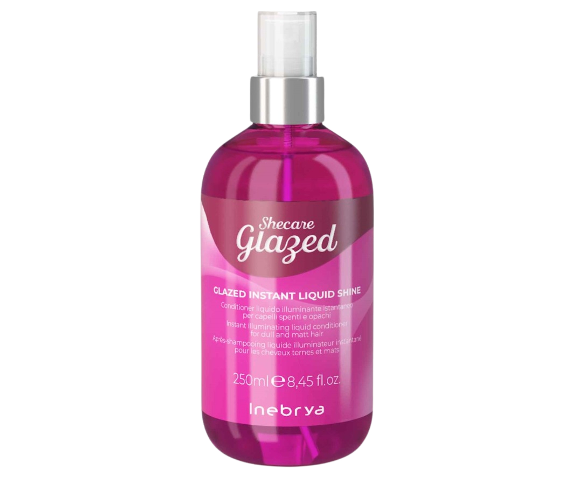 Kondicionér ve spreji pro vlasy bez lesku Inebrya Shecare Glazed Instant Liquid Conditioner - 250 ml + dárek zdarma