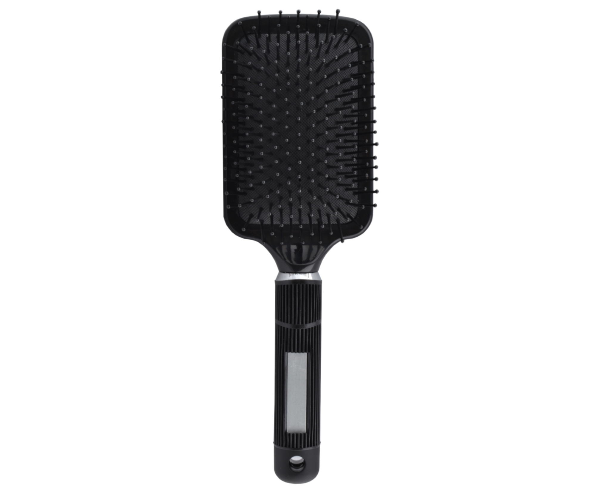 Plochý kartáč na rozčesávání vlasů Duko - černý (69730) + dárek zdarma