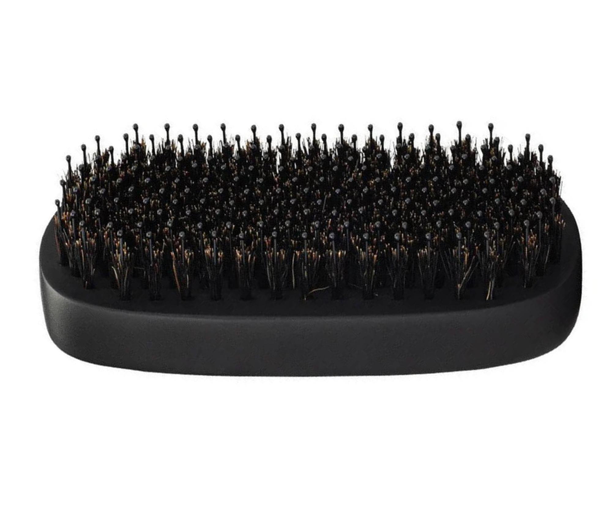 Kartáč na vlasy a vousy Wet Brush Men's Palm Shine Enhancer - černý